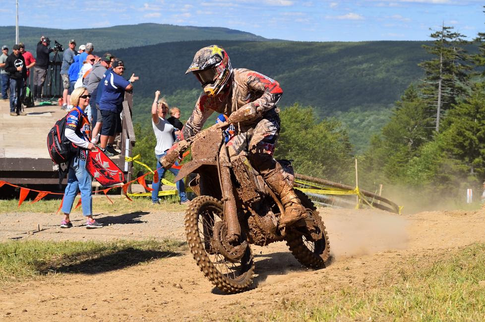 Thad Duvall rode his way to a third place finish in his home state of West Virginia. 