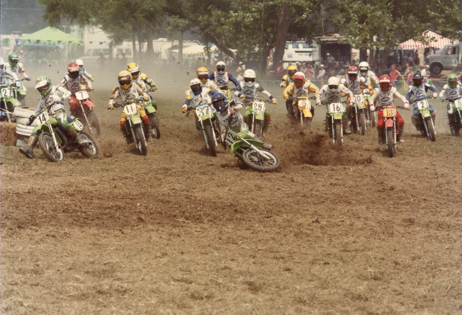 Junior Jackson (#14) and Rob Hanson (#12)