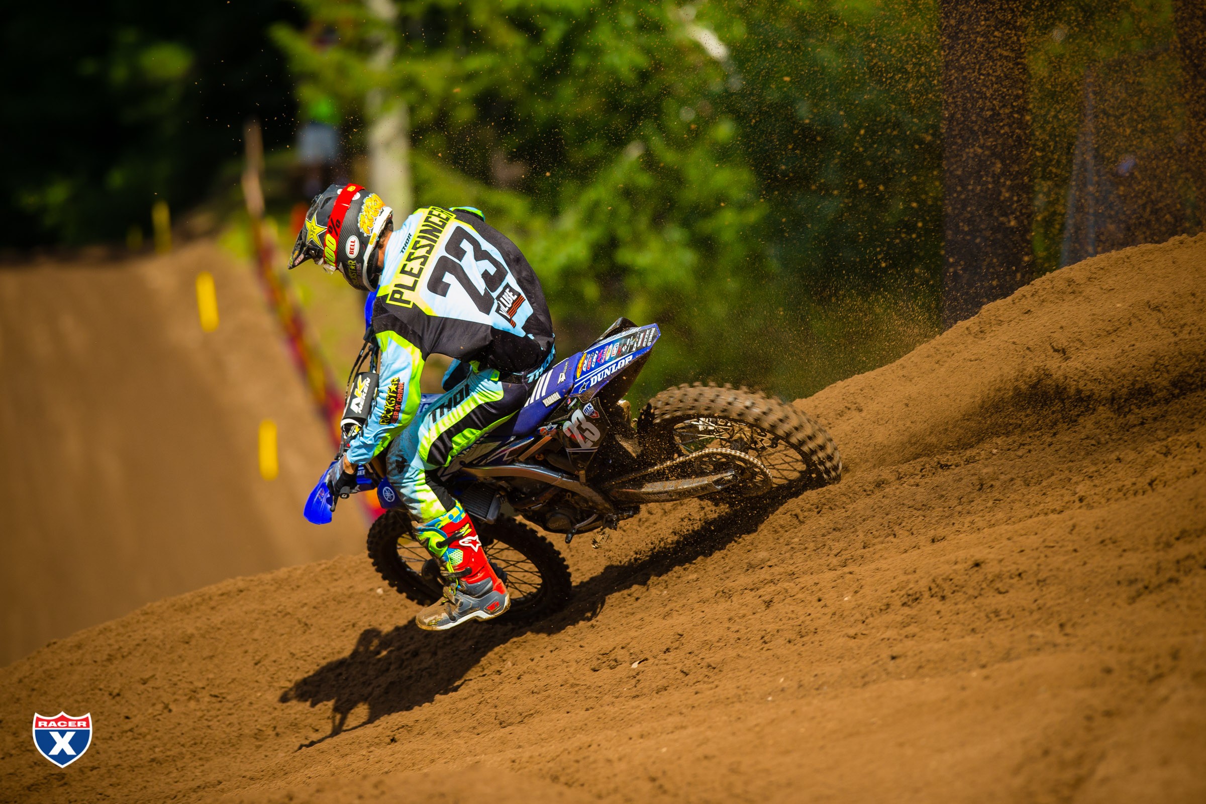 Replay: Aaron Plessinger Crashes Out of First Moto at Southwick [Update]