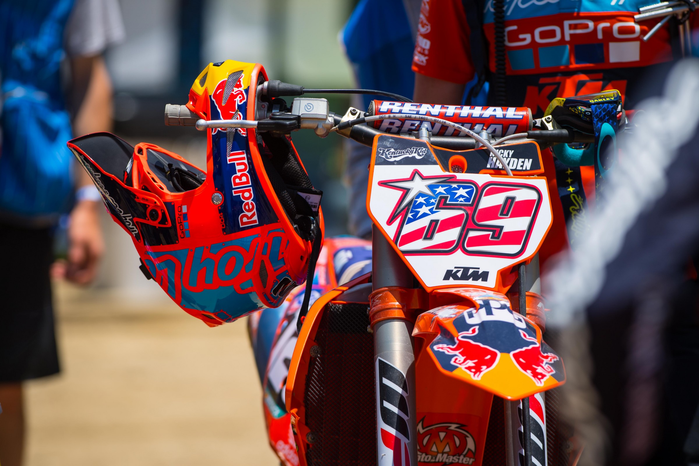 Hayden was honored at the Glen Helen National.