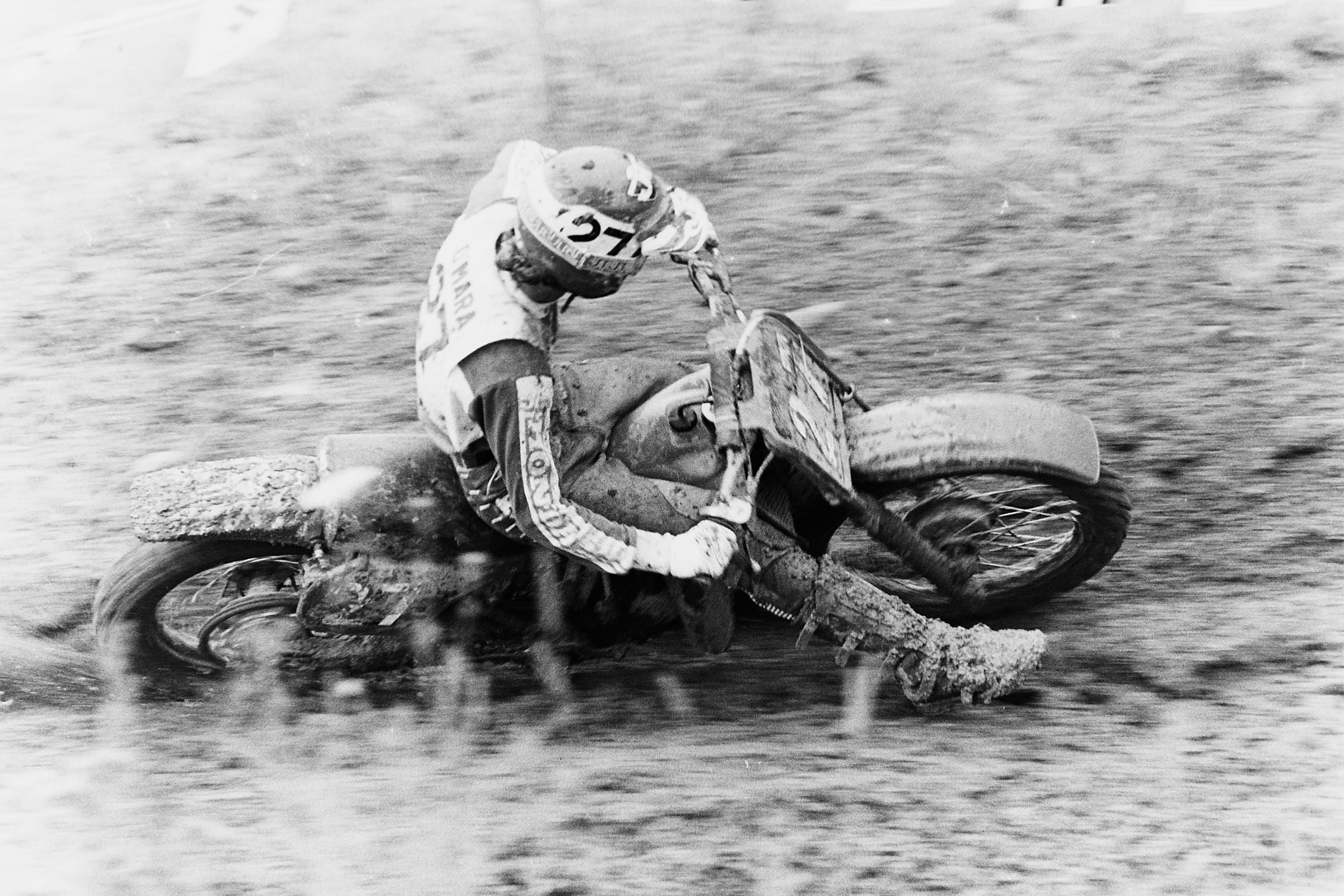 Johnny O'Mara (27) was hoping to repeat as the 125cc USGP winner but a bad first moto cost him his shot.