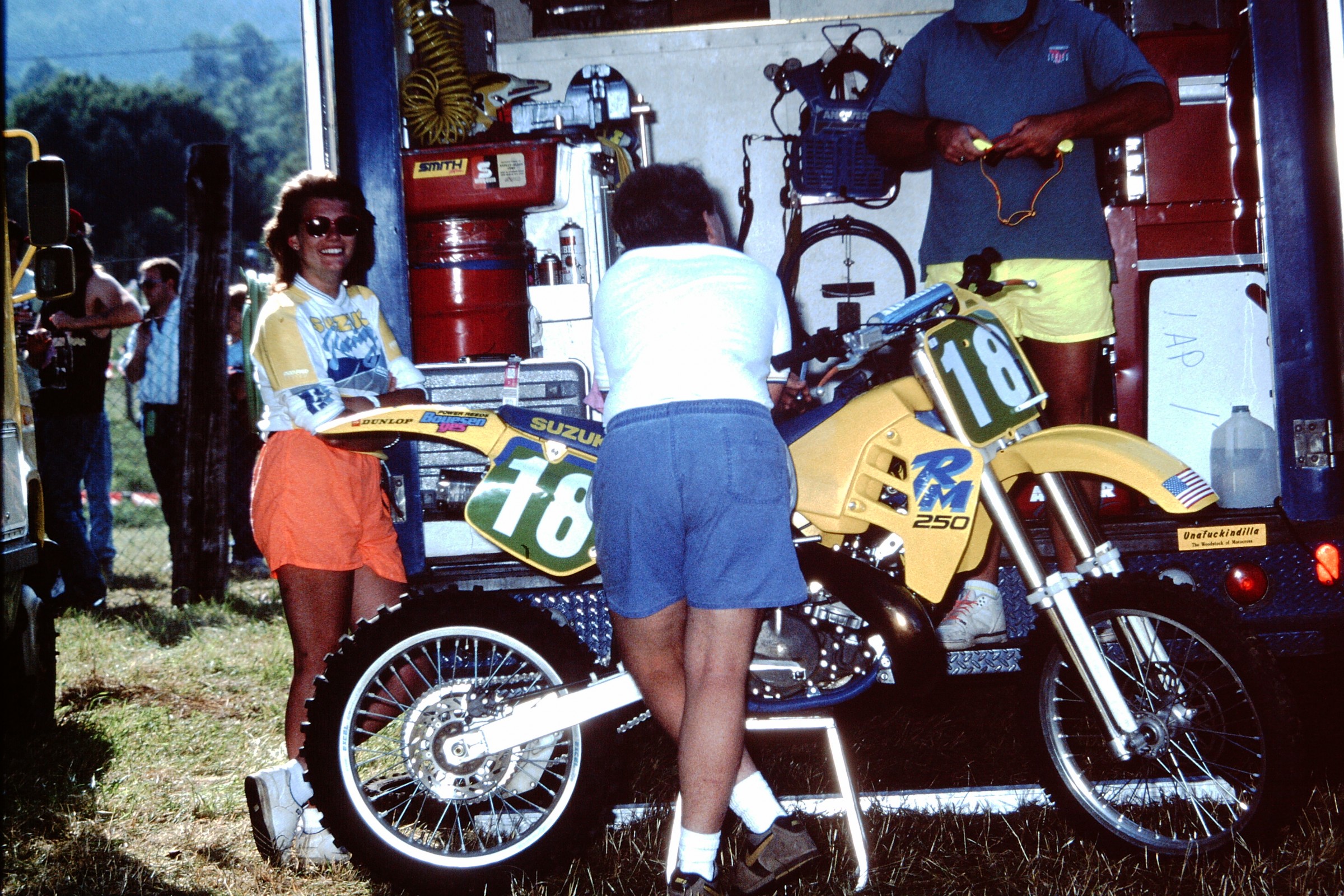 Bob Hannah's Suzuki.