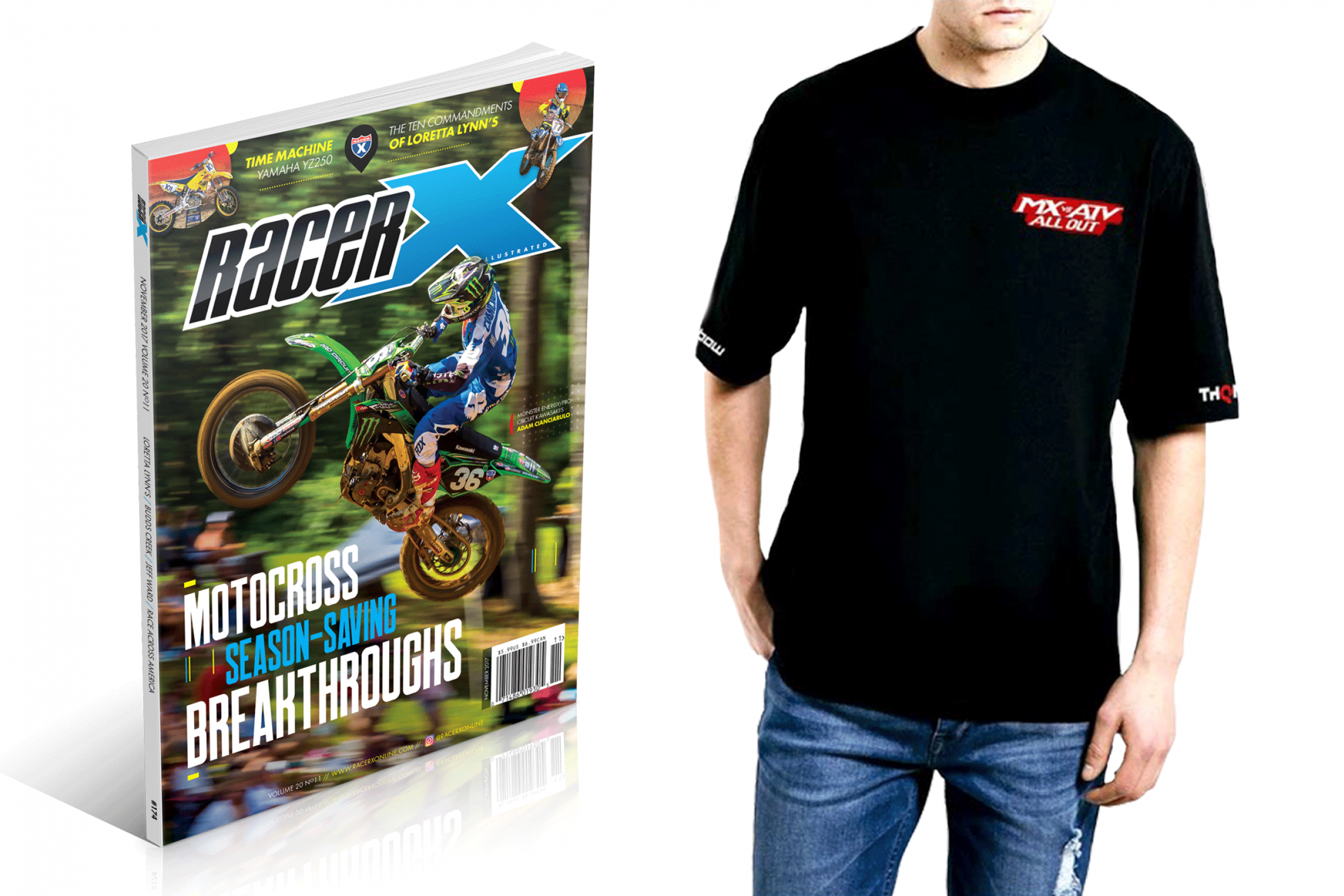 Subscribe Now and Get a Free MX vs. ATV T-Shirt