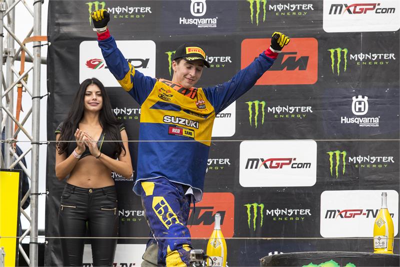 Hunter Lawrence finish second in France.