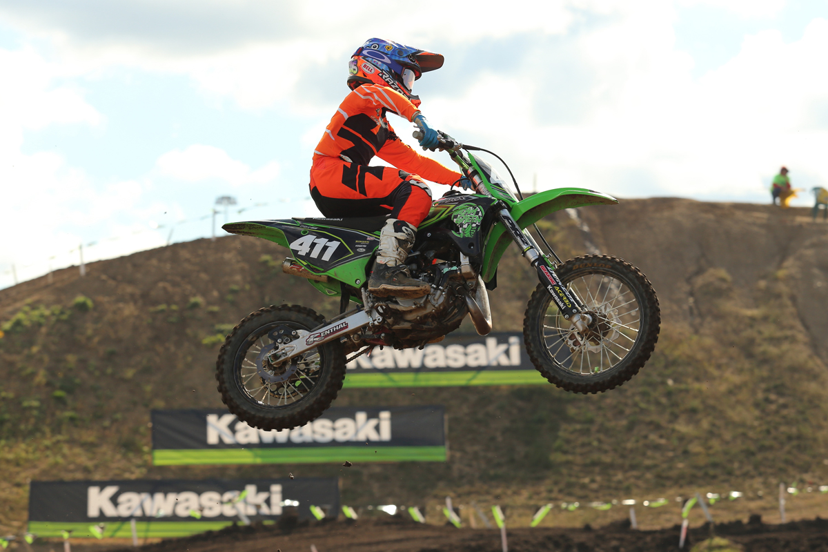 Nick Romano is one of the fastest mini bike racers in the country. The Team Green rider showed that his reputation is well earned with two class wins.