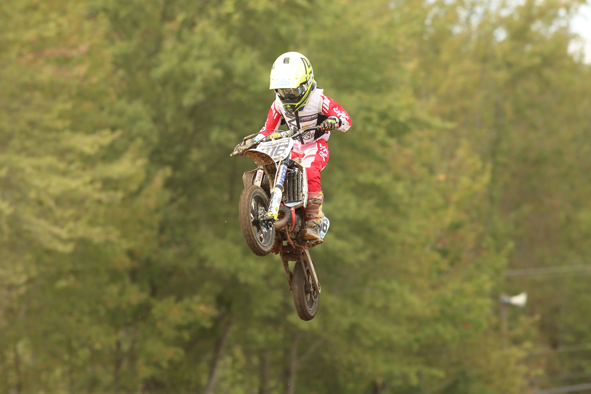 Canyon Richards was the top 50cc racer at KROC. Fresh off his wins at the Racer X Maine Event, Richards kept on winning taking home victories in the 50cc 7-8 Stock, 50cc 4-8 Open, and Fast Fifties exhibition races.