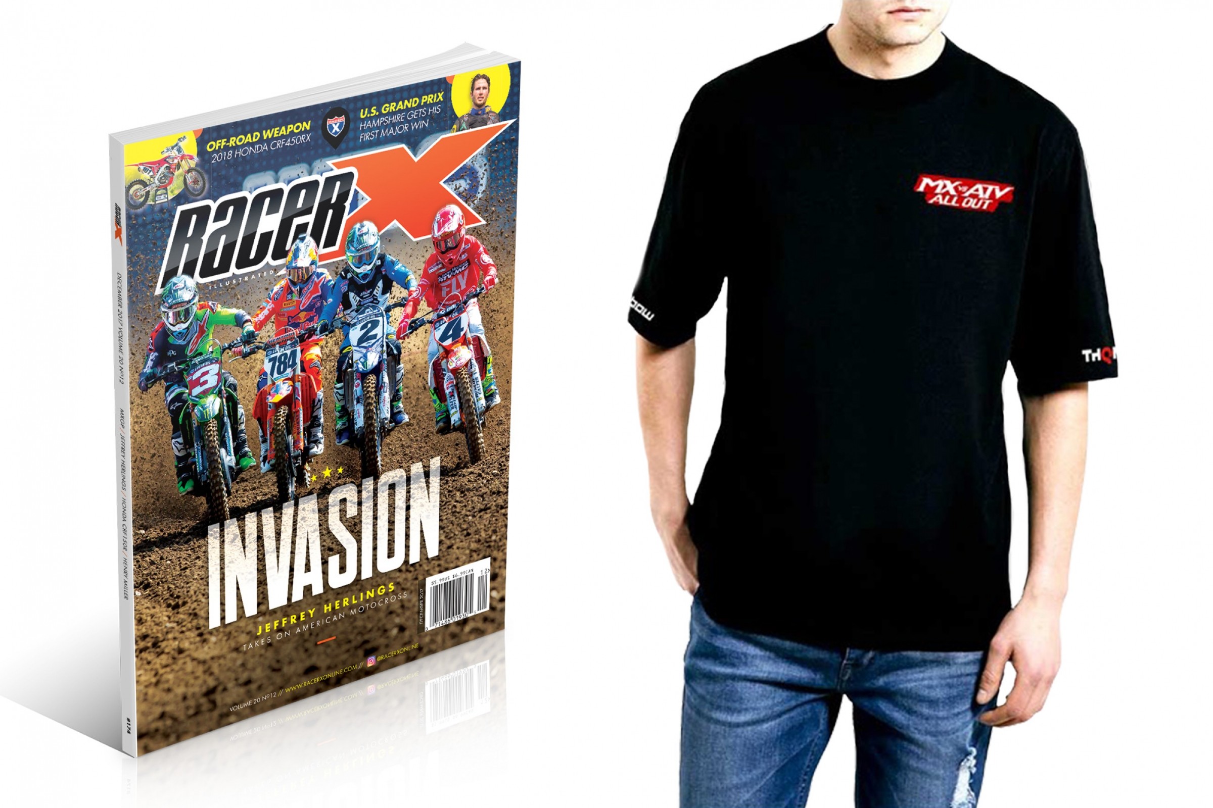 Subscribe Now and Get a Free MX vs. ATV T-Shirt