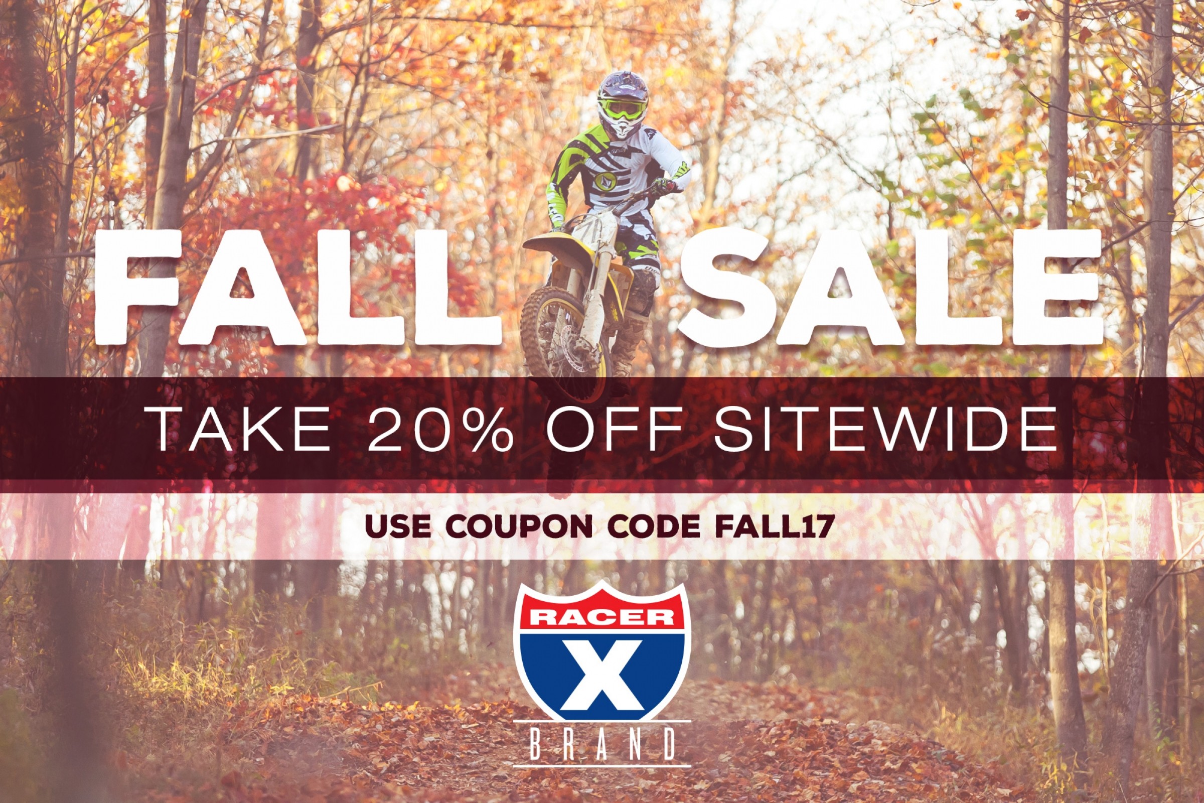 Racer X Brand Fall Sale