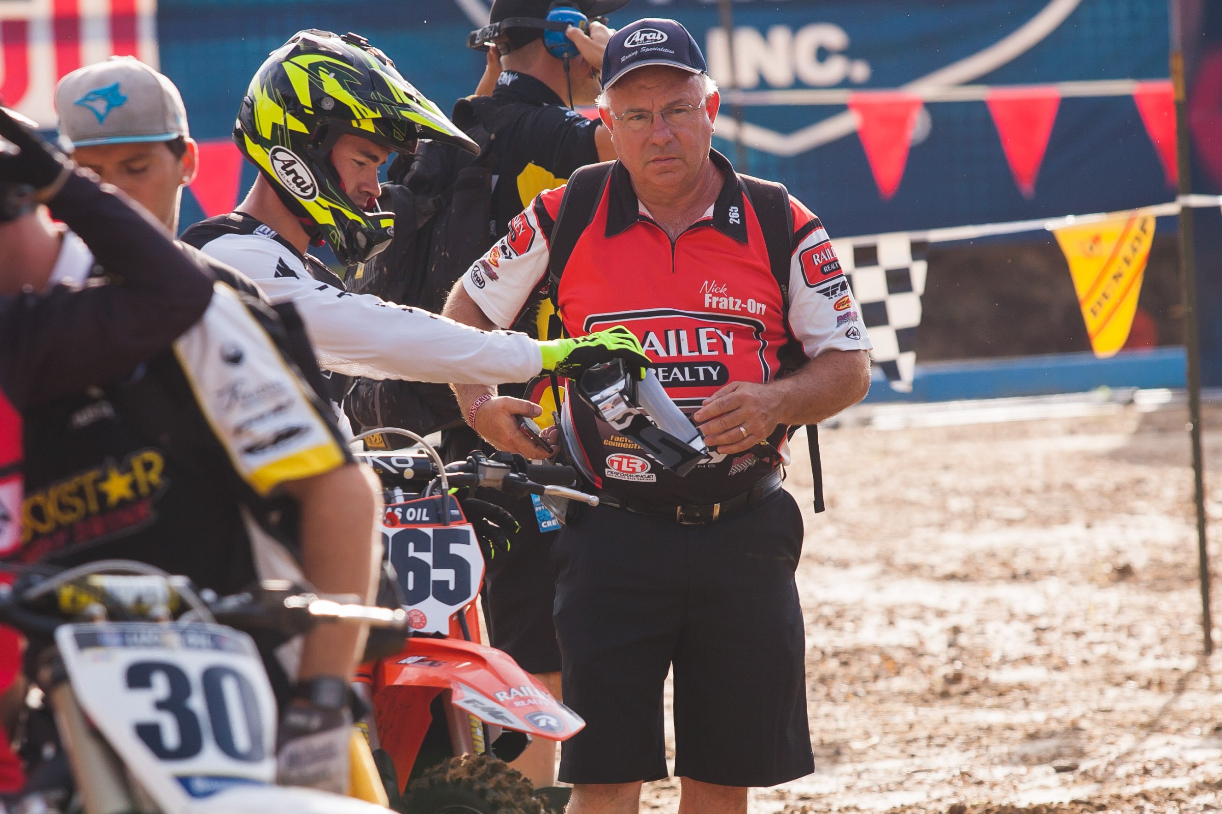 Nick and his father, Rich, at Budds Creek.