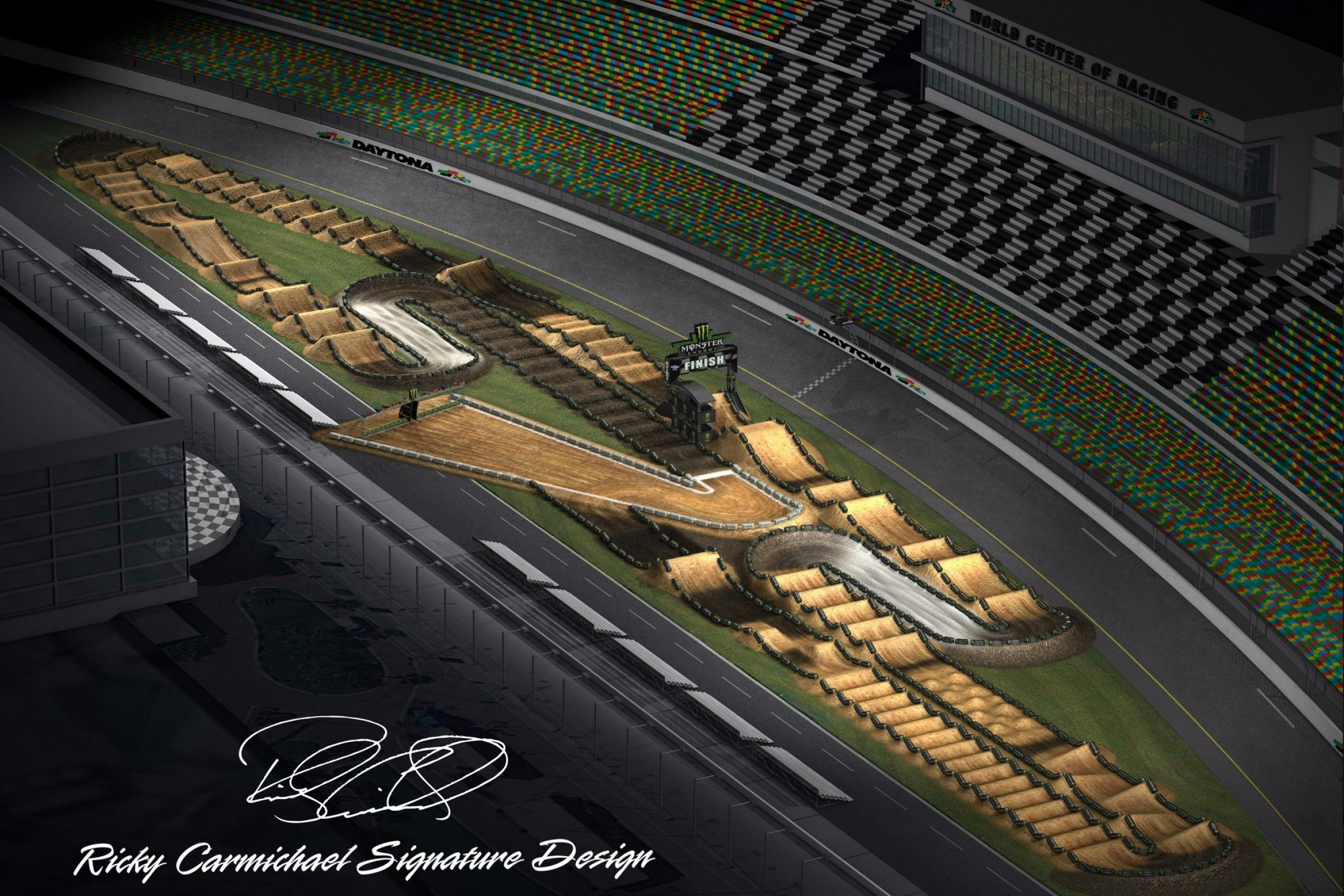 2018 Daytona Supercross Track Map Released