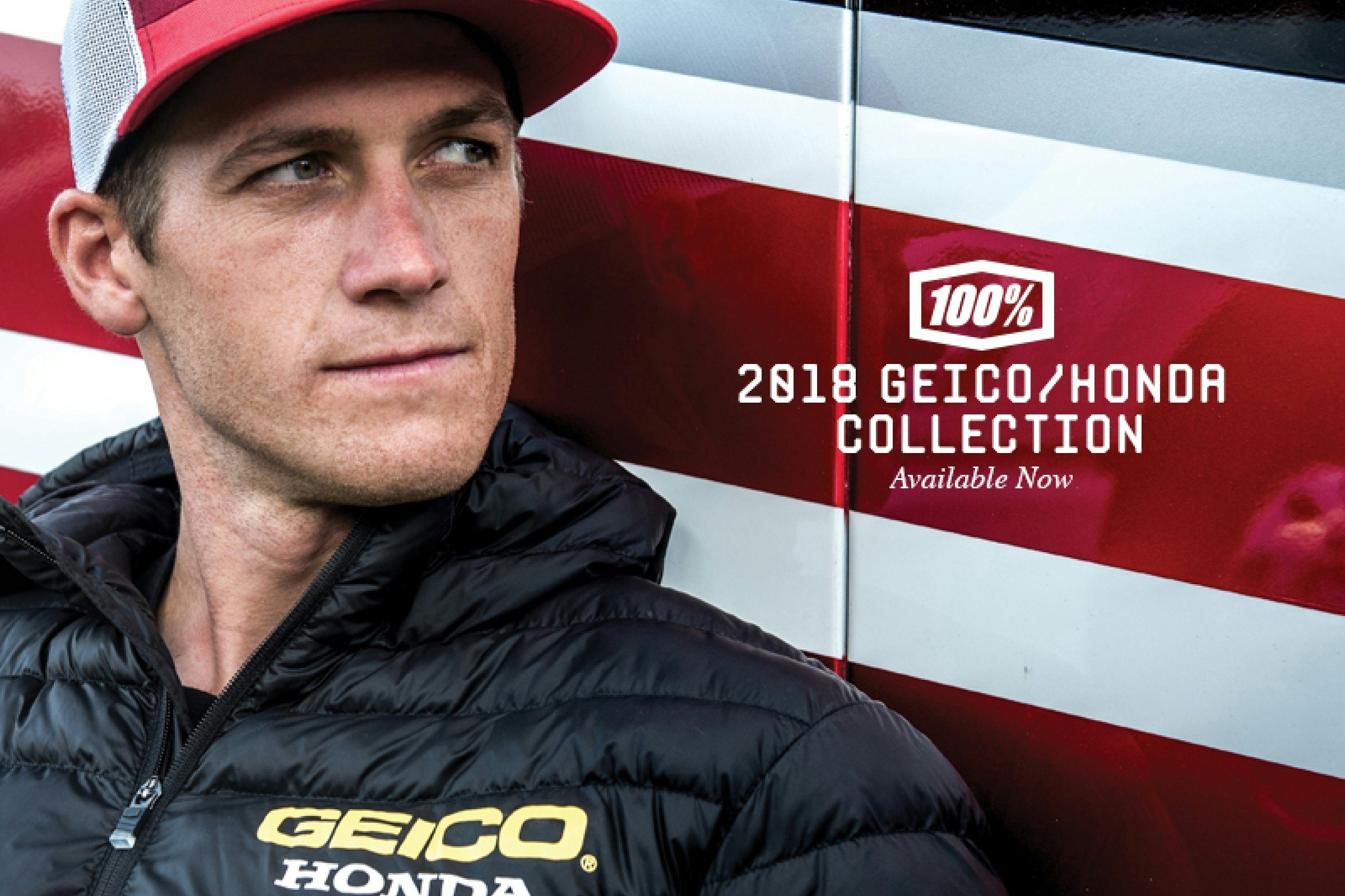 100% Releases 2018 GEICO Honda Collection