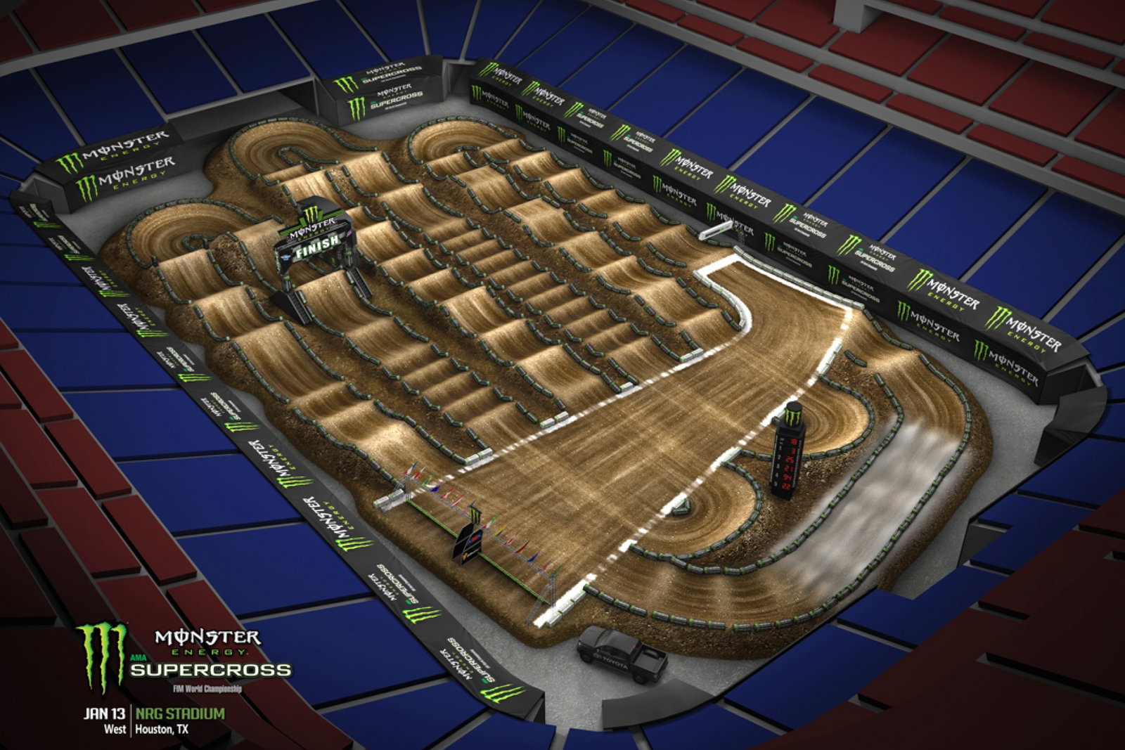 Houston Animated Track Map Released - Supercross - Racer X