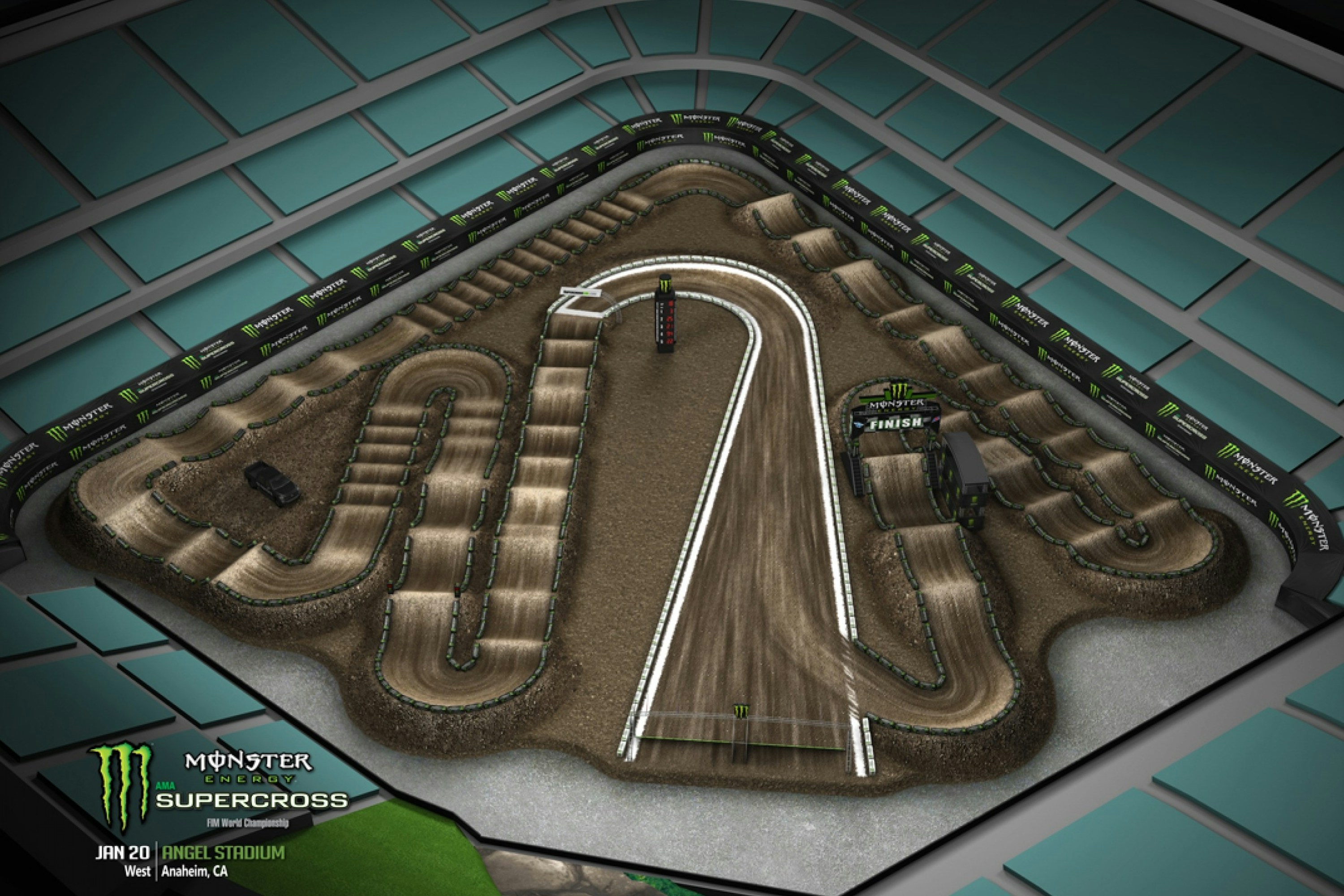 Anaheim II Animated Track Map Released Supercross Racer X