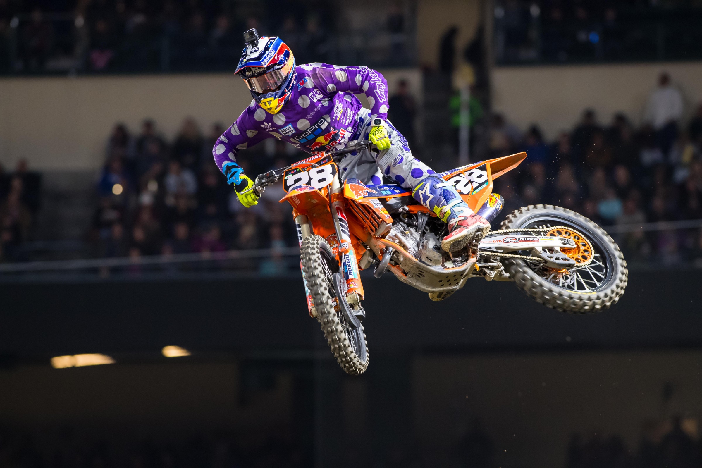 McElrath got only one good start--in race two--and he won the race.