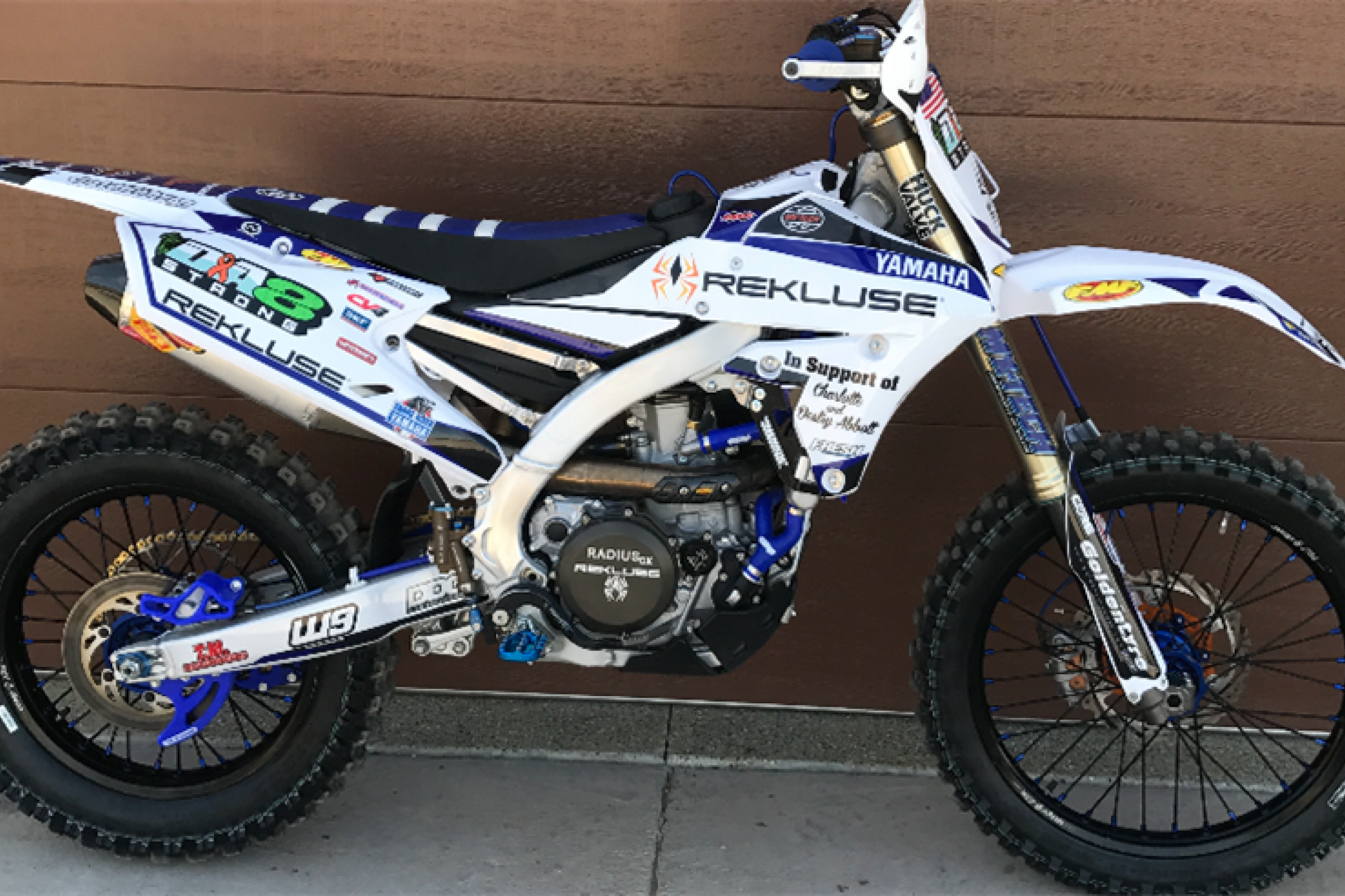 Rekluse Donates Yamaha YZ450FX for DA8 Strong Raffle