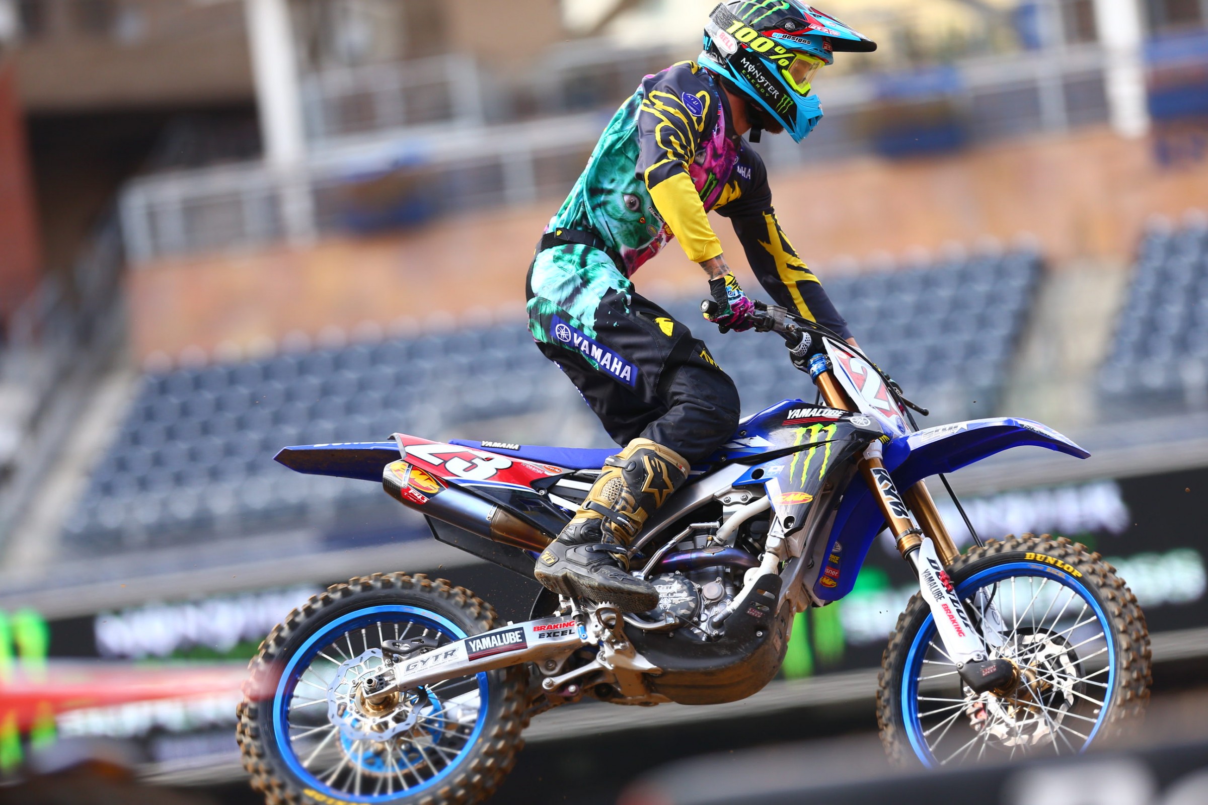 While didn't set any particularly blazing laps, Aaron Plessinger looked pretty good. He qualfied fourth fastest.