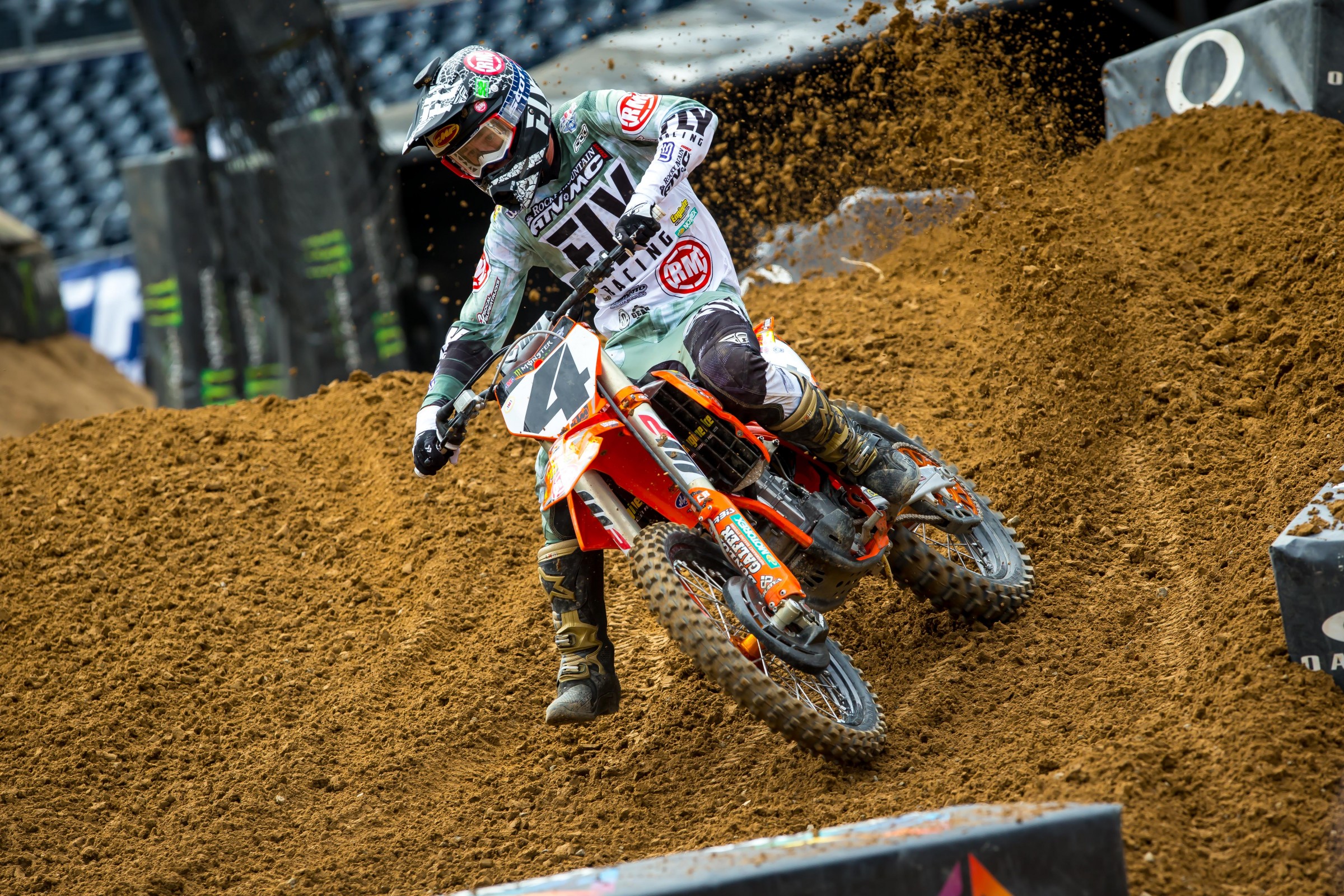 Blake Baggett was fastest in the first qualifier.