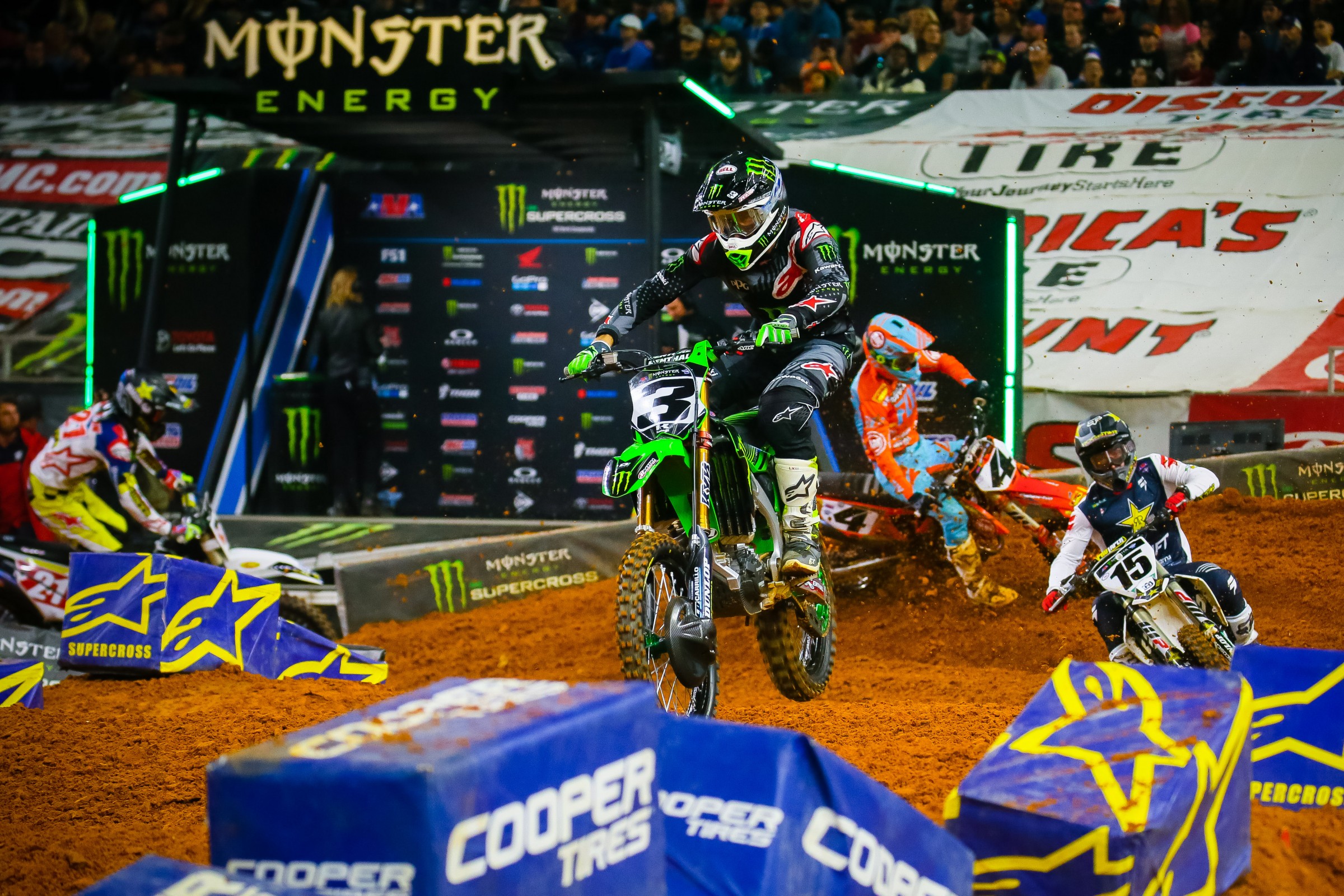 Tomac's win in Arlington moved him into the top ten in points.