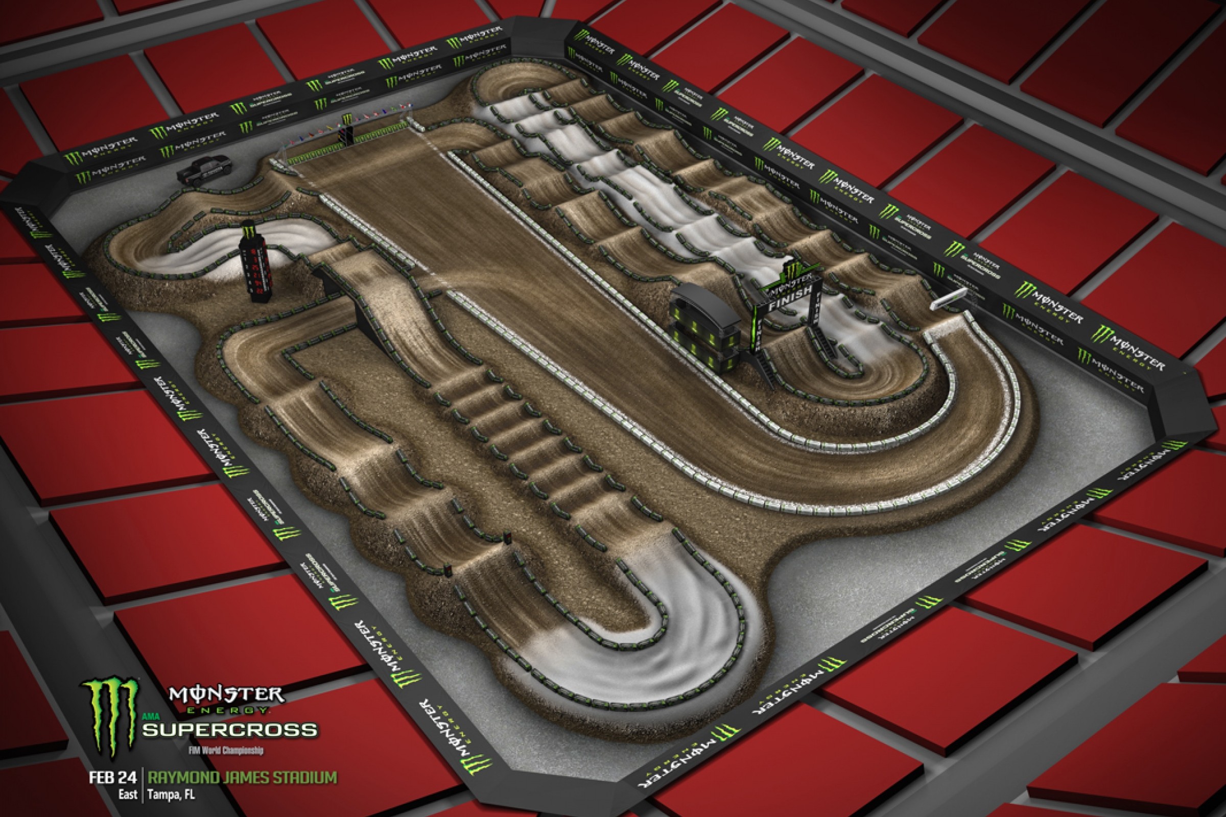 Tampa SX Animated Track Map Released