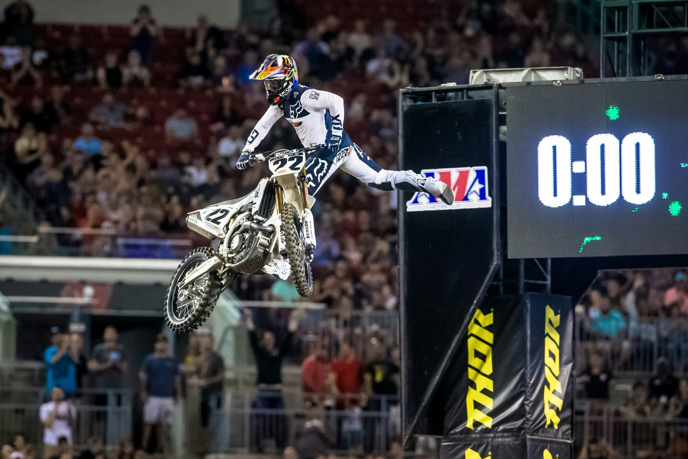 Chad Reed Sets All-Time AMA Supercross Start Record in Tampa