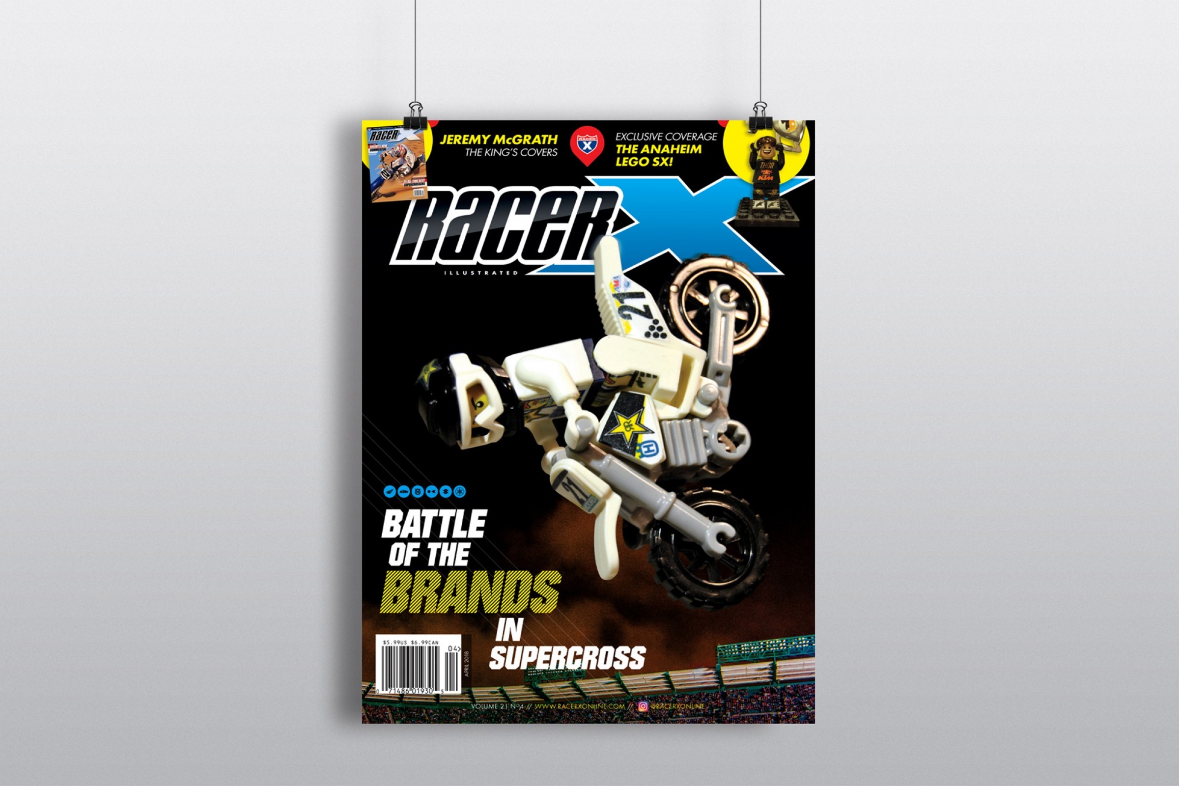 Special Edition April 2018 Lego Posters Now Available on Racer X Brand