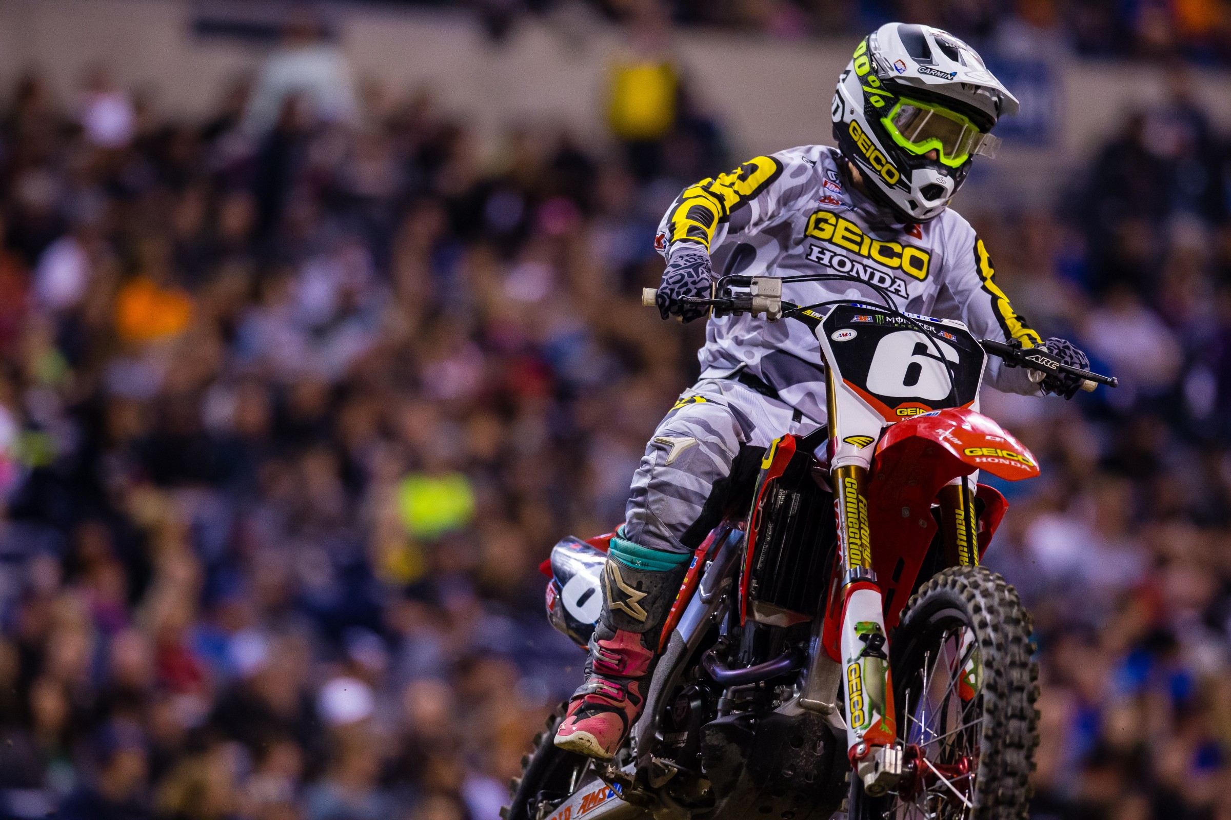 Martin was docked seven points for jumping on a red cross flag in the 250SX main event, but will keep the win.