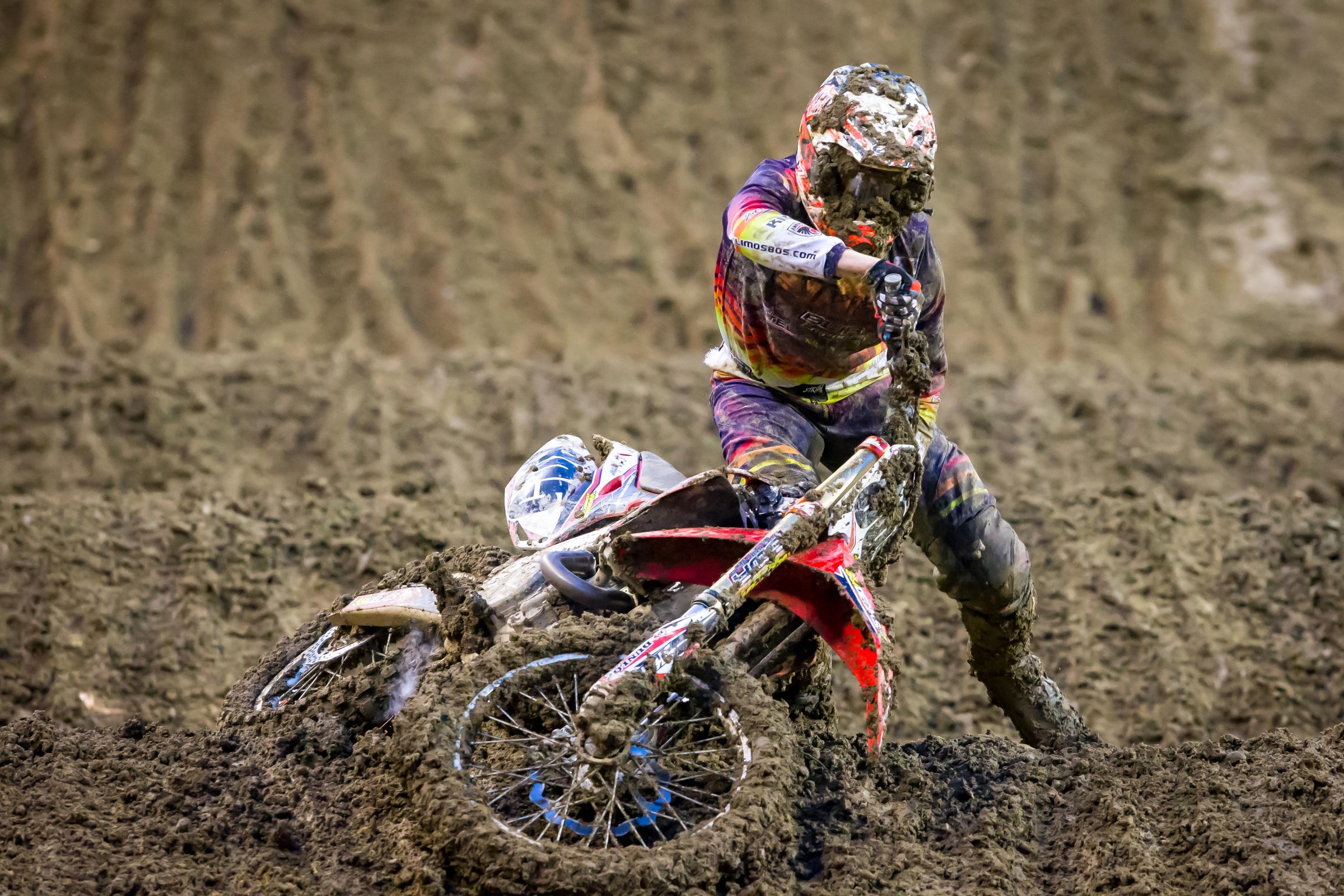 This was a common sight all day and night too.