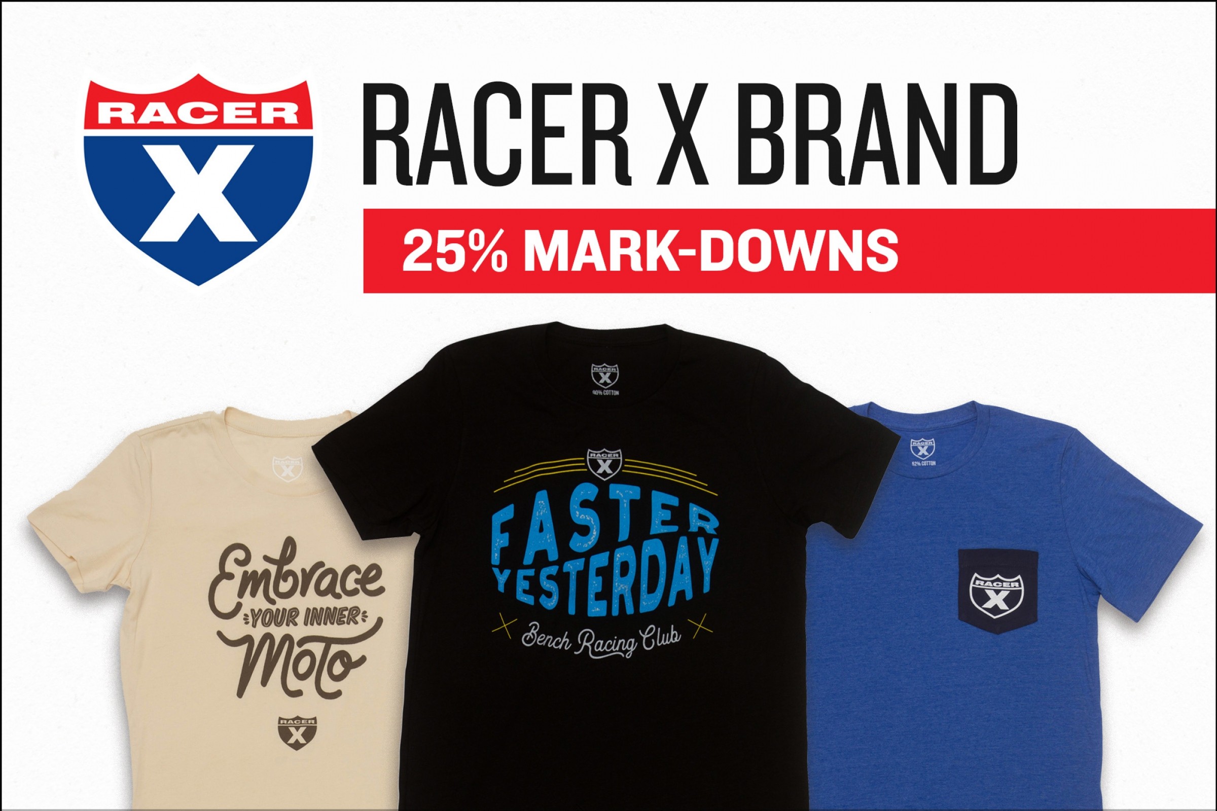 Racer X Brand | 25% Mark-Downs