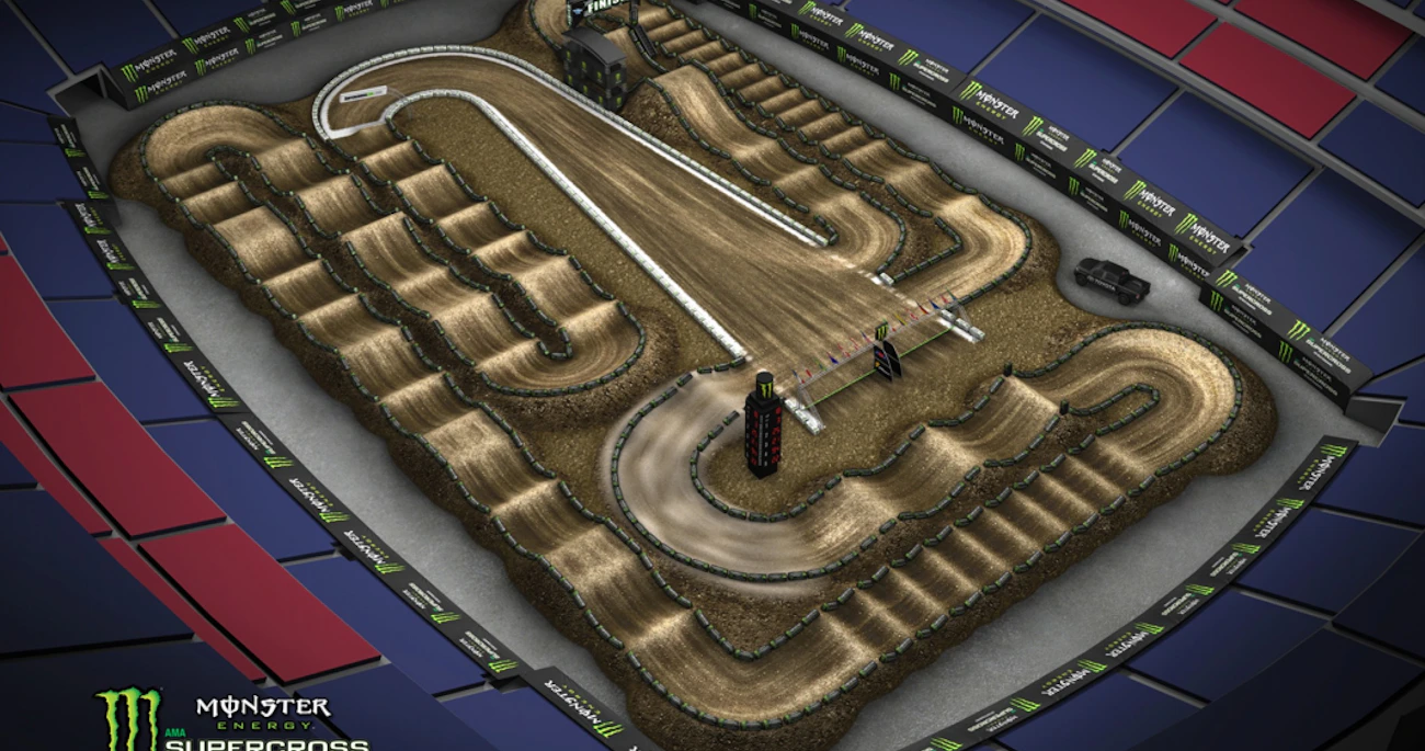 Foxborough Animated Track Map Released - Supercross - Racer X