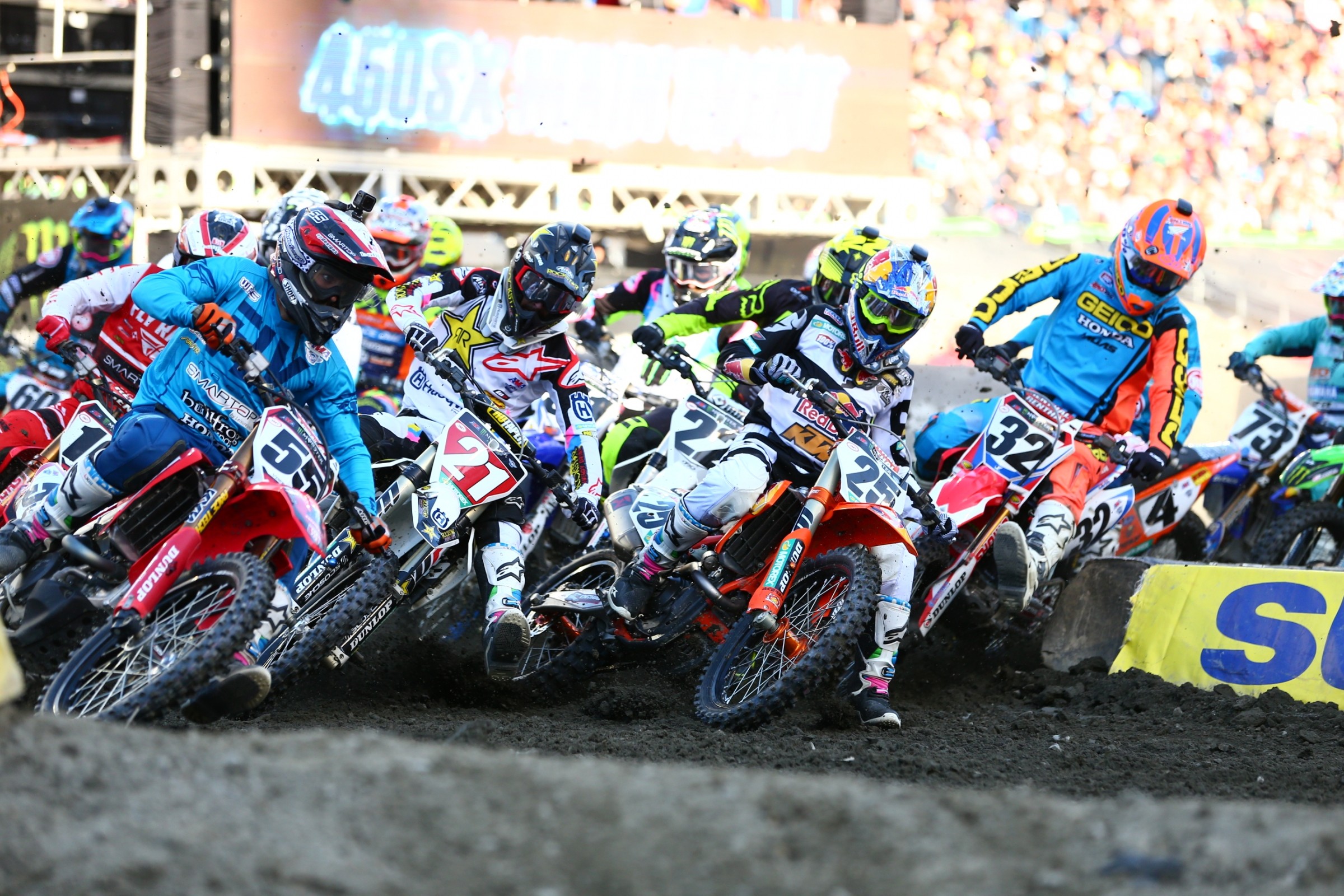 2018 Foxborough Supercross Highlights