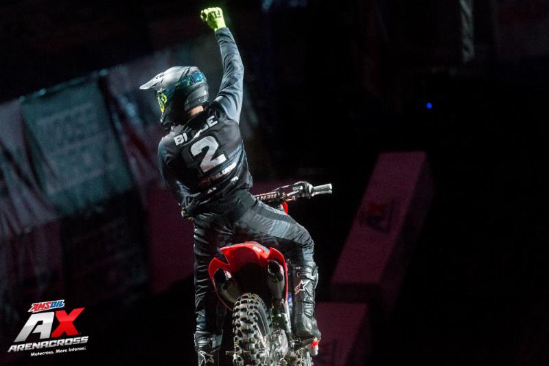 Chris Blose carries a four-point lead after grabbing the overall win in Portland, Oregon.