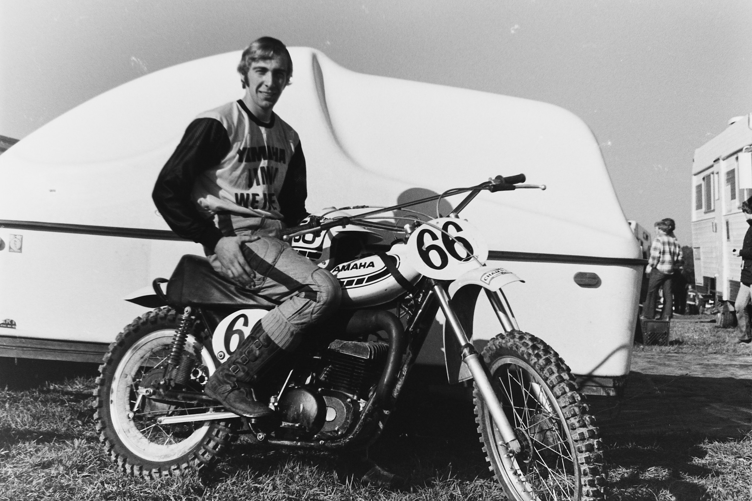 who was the first professional motocross racer