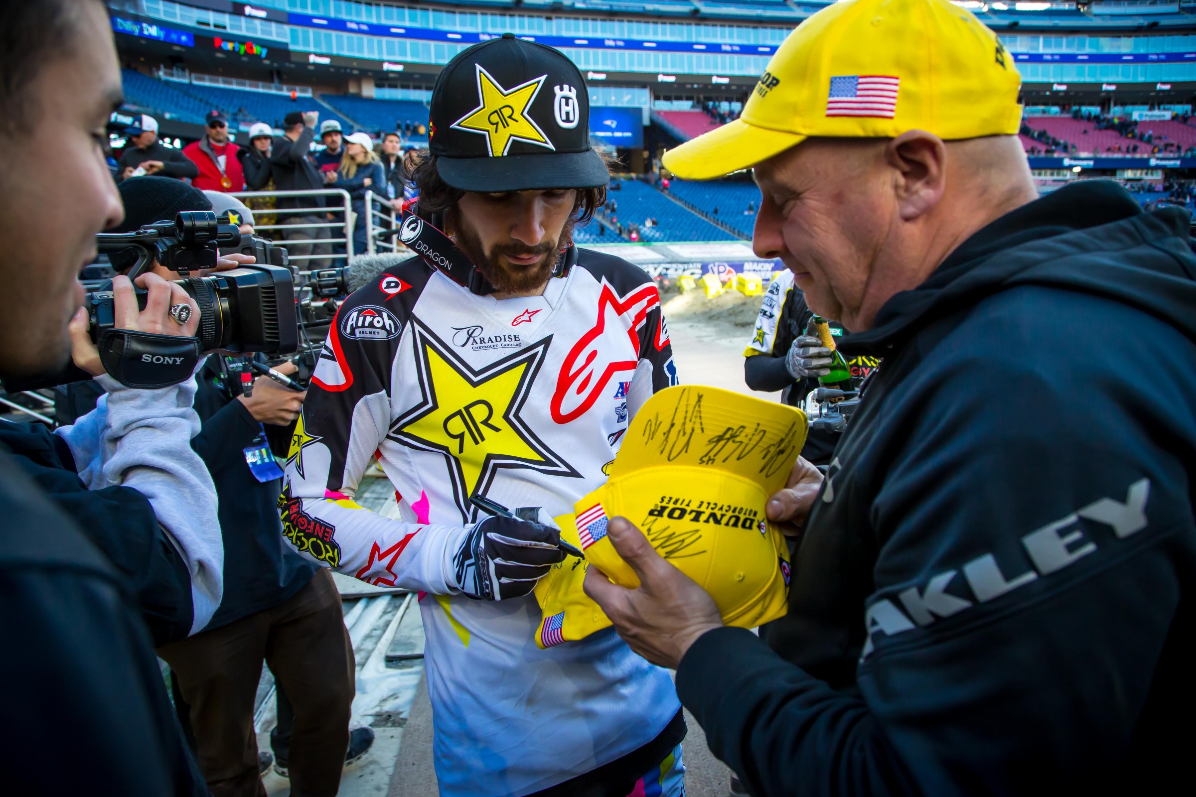 Rob Gronkowski Was Back At Supercross In Las Vegas - Racer X Exhaust