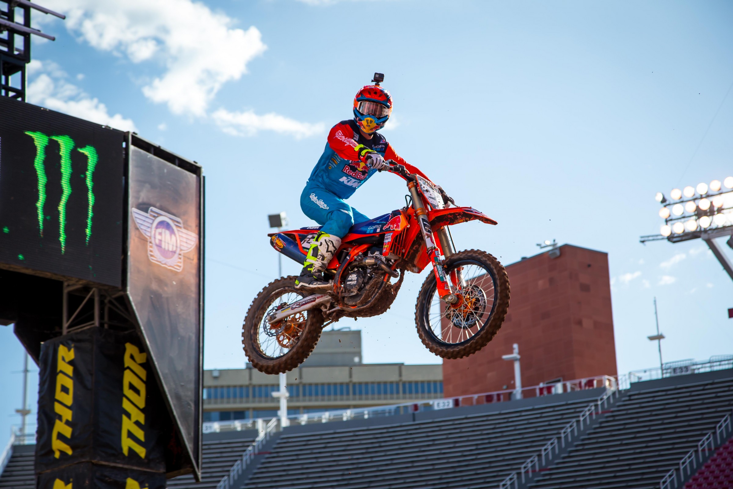 Sexton was second at the last 250SX West race in Seattle.