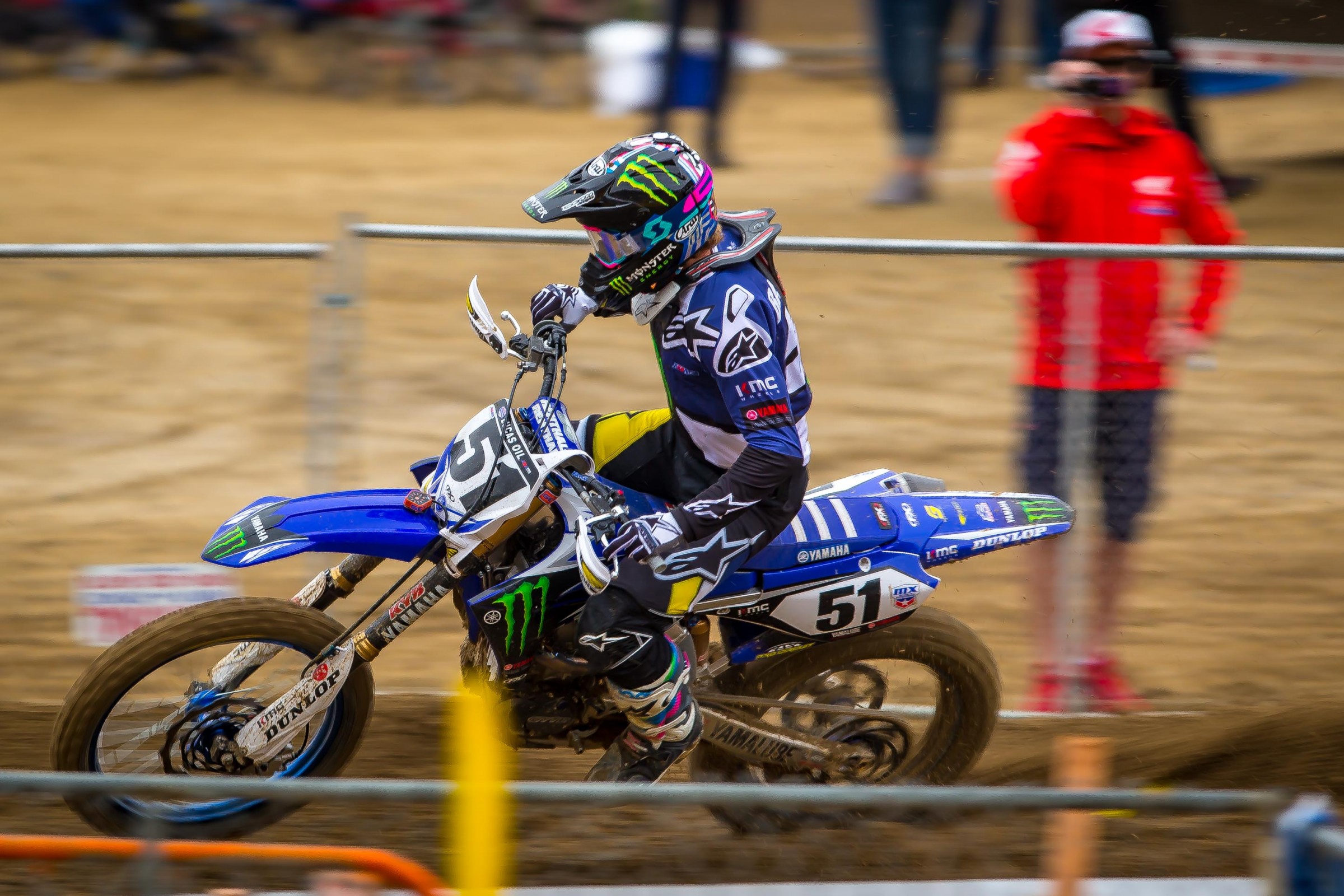 Justin Barcia, while substantially slower than Tomac and Anderson in qualifying, was still third fastest in the second session.