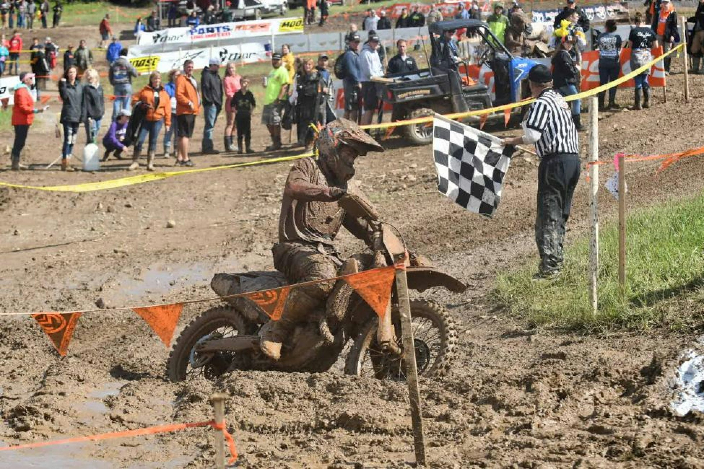 Kailub Russell Takes Home Amsoil Snowshoe GNCC Win