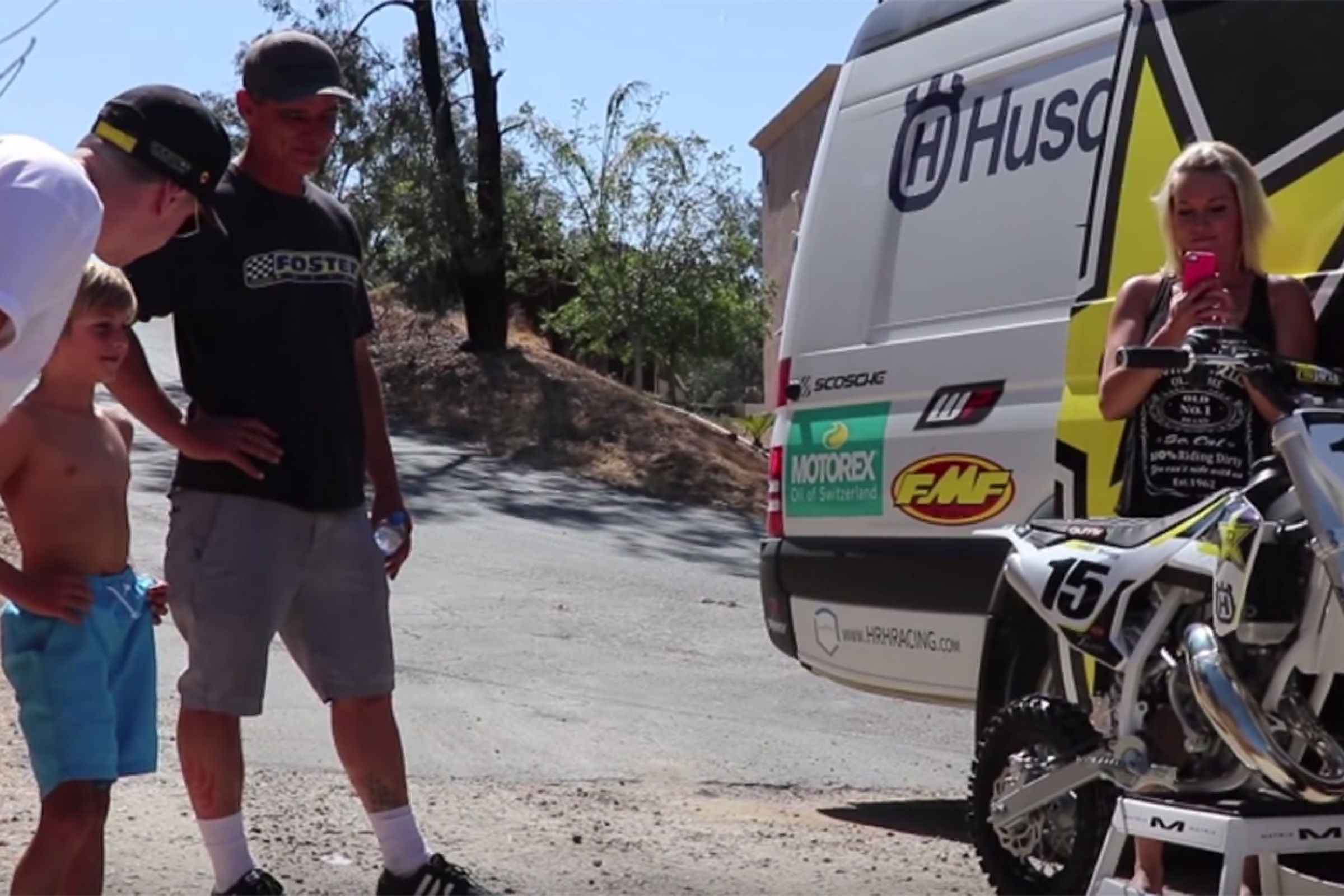 Dean Wilson Surprises Kid With A Brand-New Husqvarna TC 50