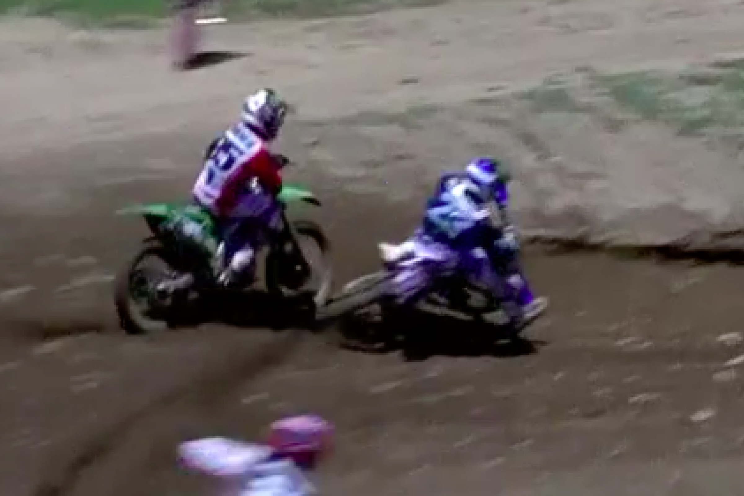 Replay: Aaron Plessinger Runs It In On Austin Forkner at RedBud