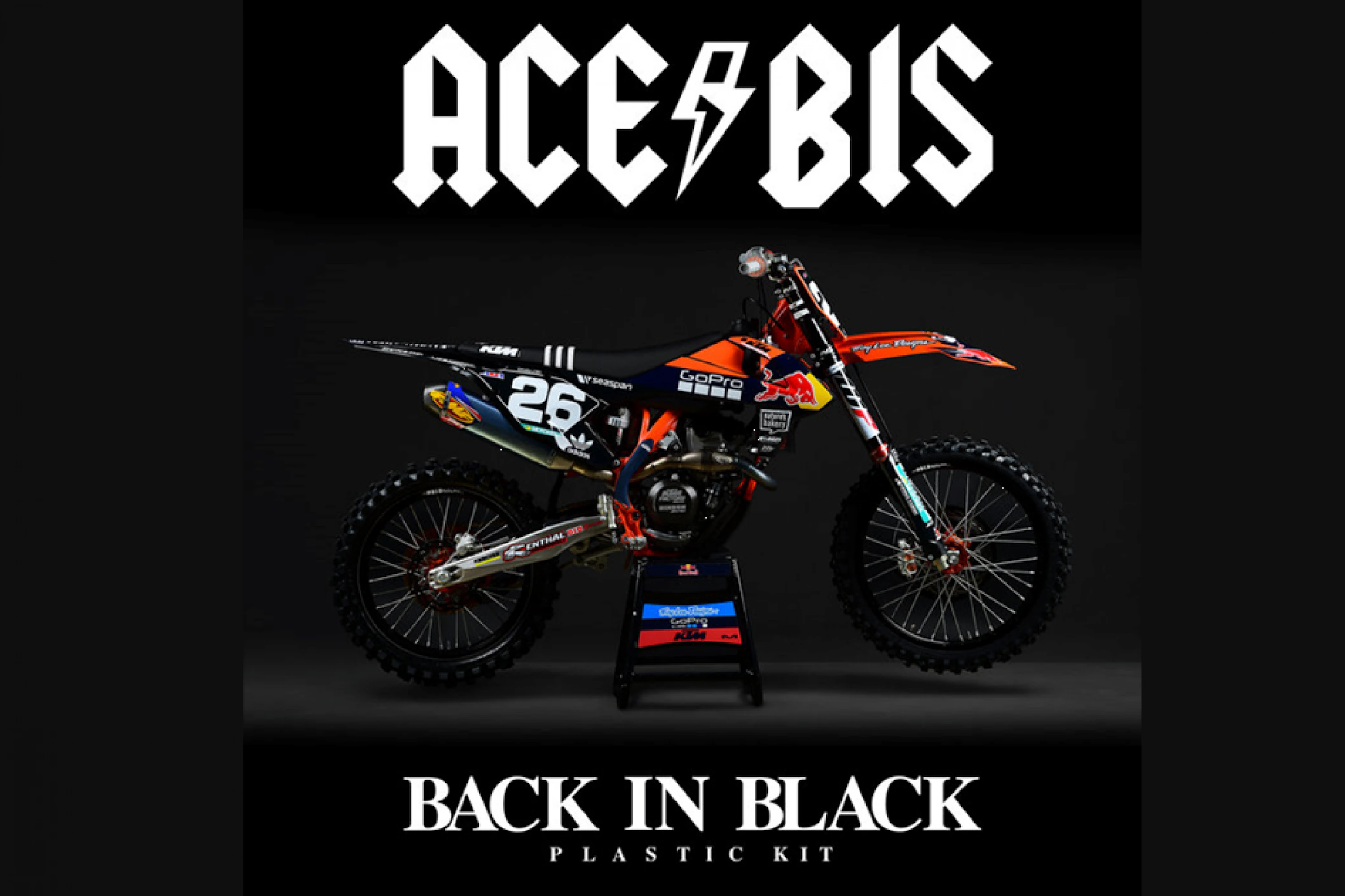 ACERBIS FULL KIT PLASTICHE ORIGINALE T.18 per KTM 250 SX 2T 2017-2018 ACERBIS FULL KIT PLASTICHE ORIGINALE T.18 per KTM 250 SX 2T 2017-2018