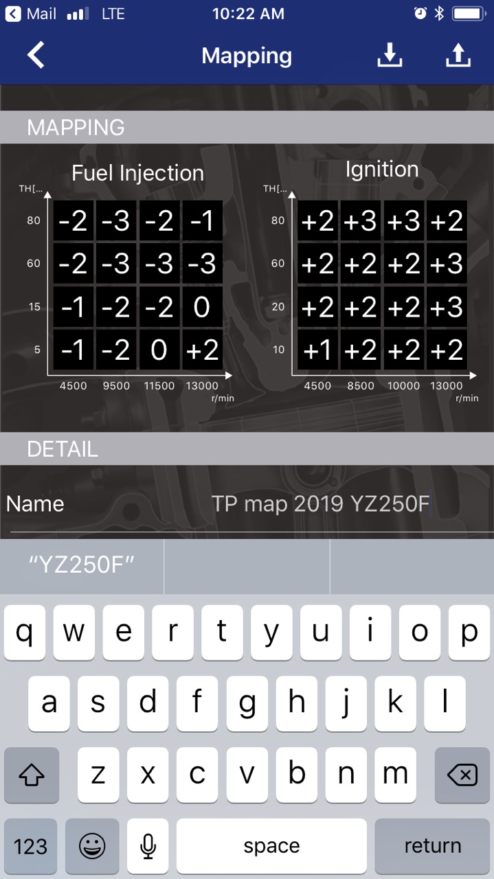 2021 wr450f power tuner maps