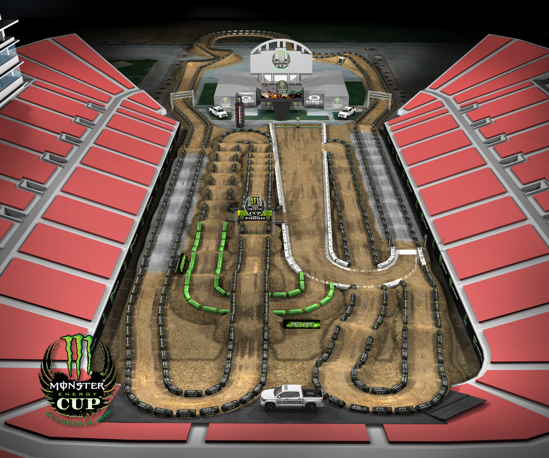 2018 Monster Energy Cup Track Map Revealed - Racer X