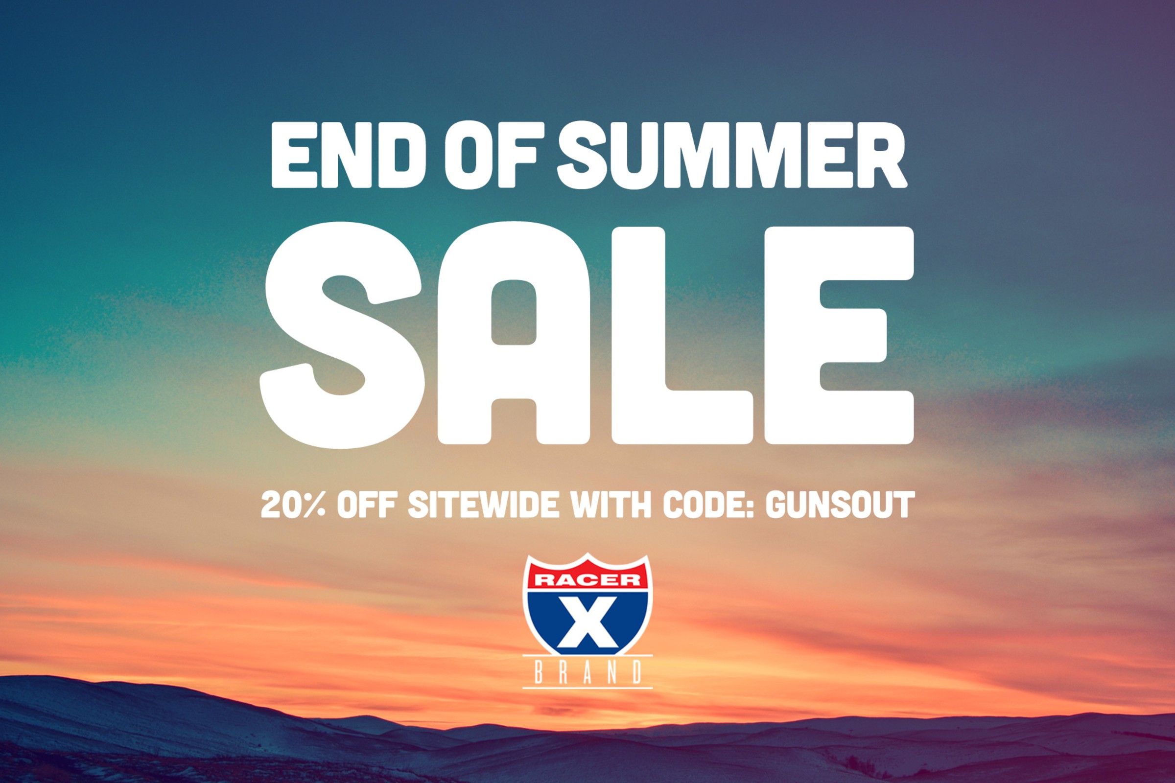 End of Summer Sale! Take 20% Off Sitewide