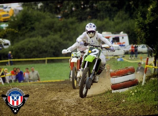 Jeff Ward's best season-ever was 1985, when he won both AMA titles (SX, 250 MX) and swept all three 250 motos at the Motocross des Nations.