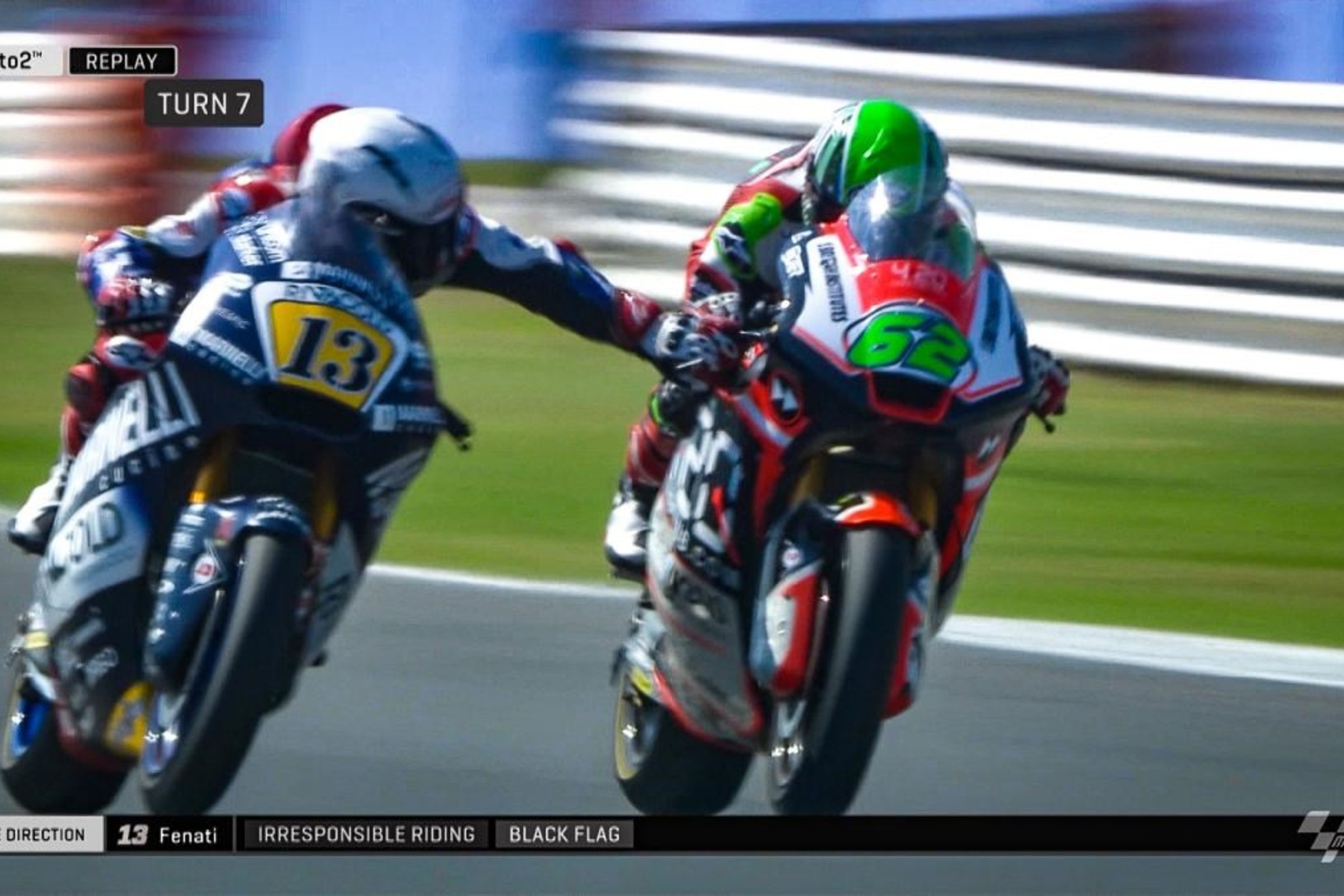 Moto2 Rider Who Grabbed Competitor's Front Brake Loses 2018 And 2019 Rides