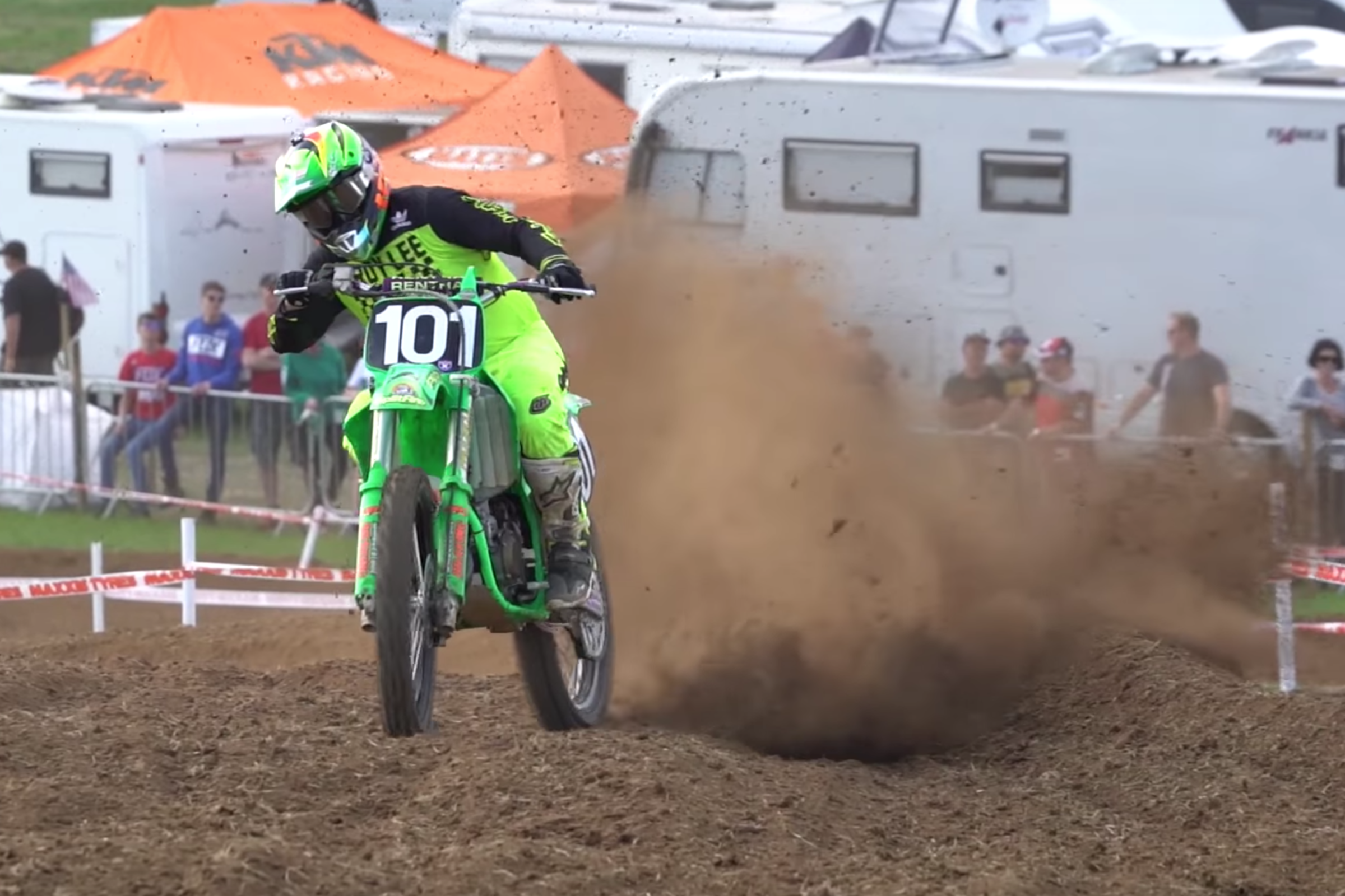 Watch: David Pingree Rides a Two-Stroke at the Vets MXdN