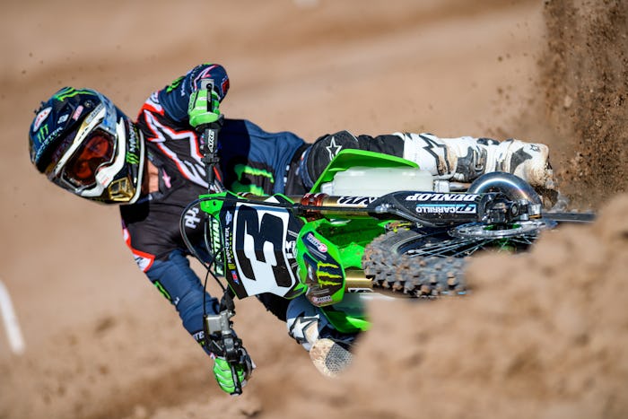 Tomac on the KX250. 