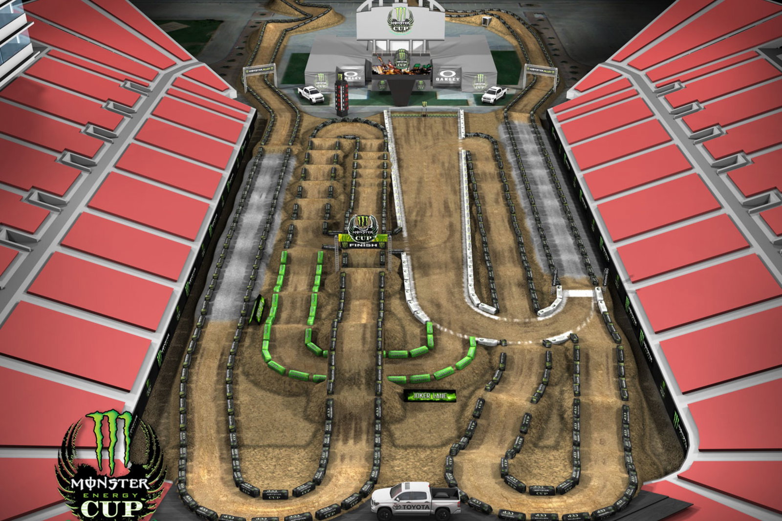 Maximum Adventure Racing Map 2018 Monster Energy Cup Animated Track Map Released - Racer X
