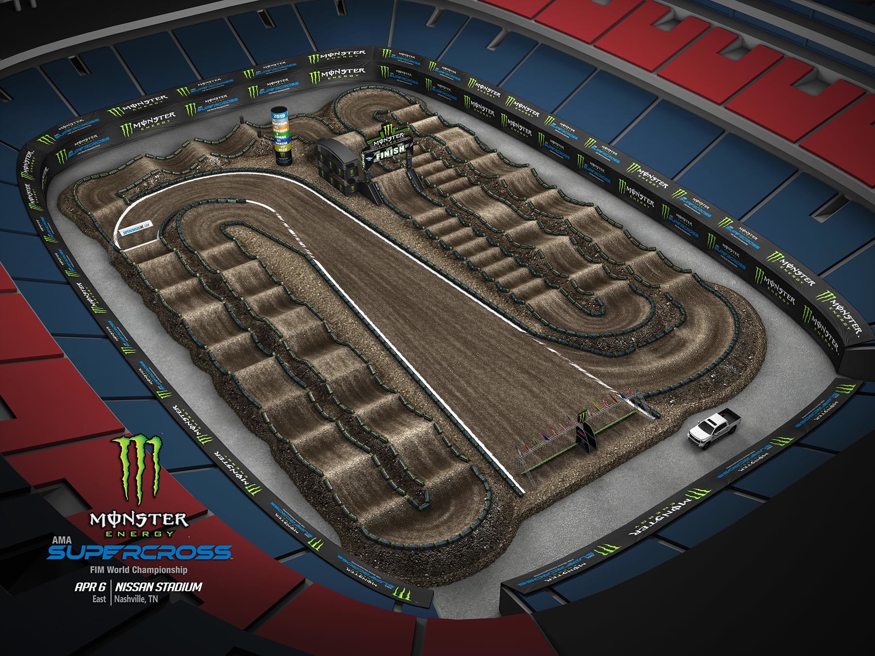 2019 Monster Energy Supercross Track Maps Racer X