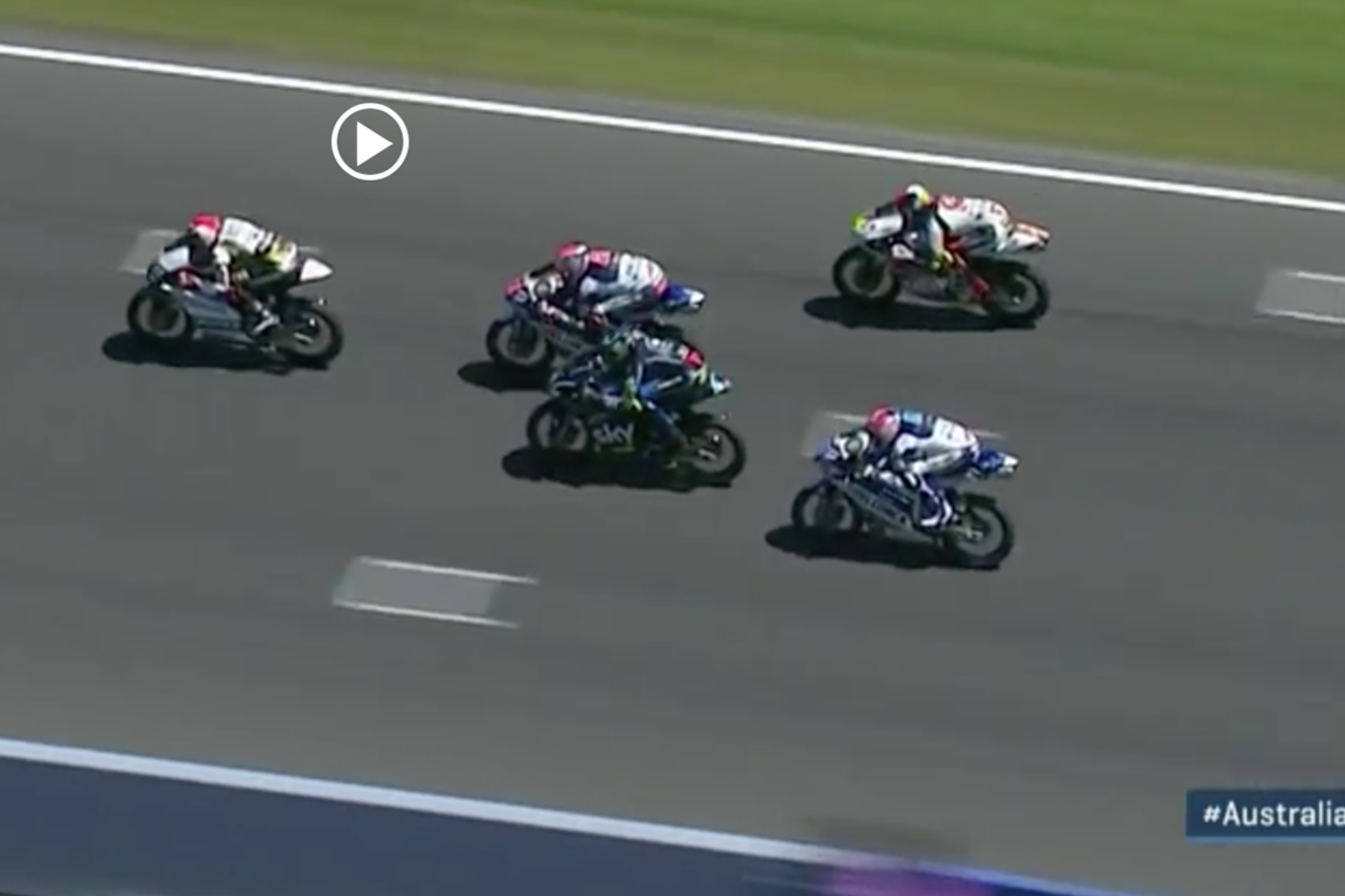 Top 14 In Moto3 Finish Less Than A Second Apart At Australian Grand Prix