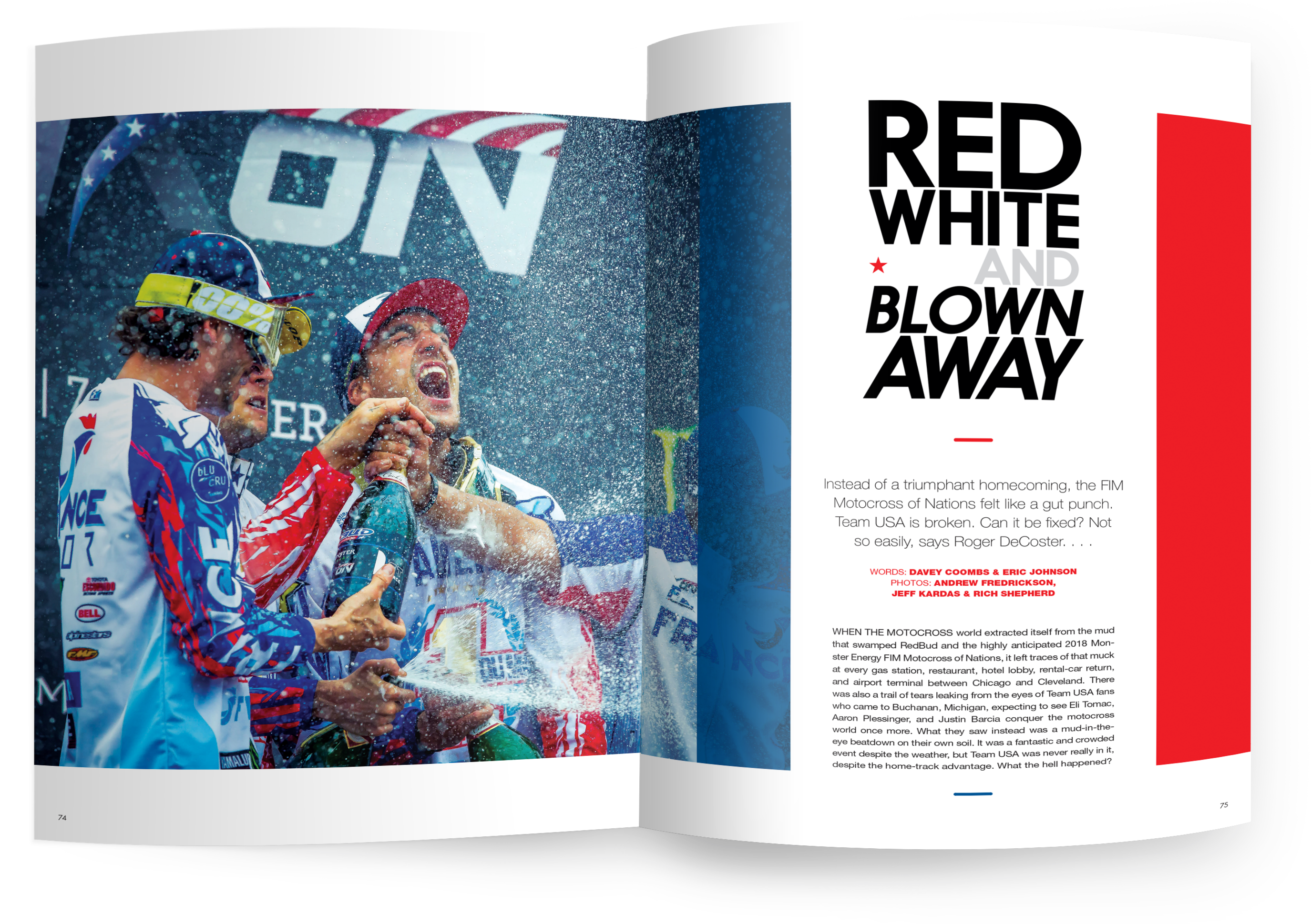 Red, White and Blown Away